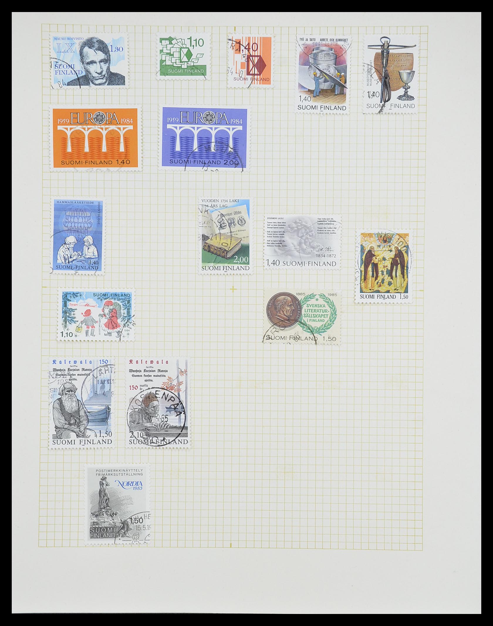 33401 087 - Postzegelverzameling 33401 Finland 1856-2003.