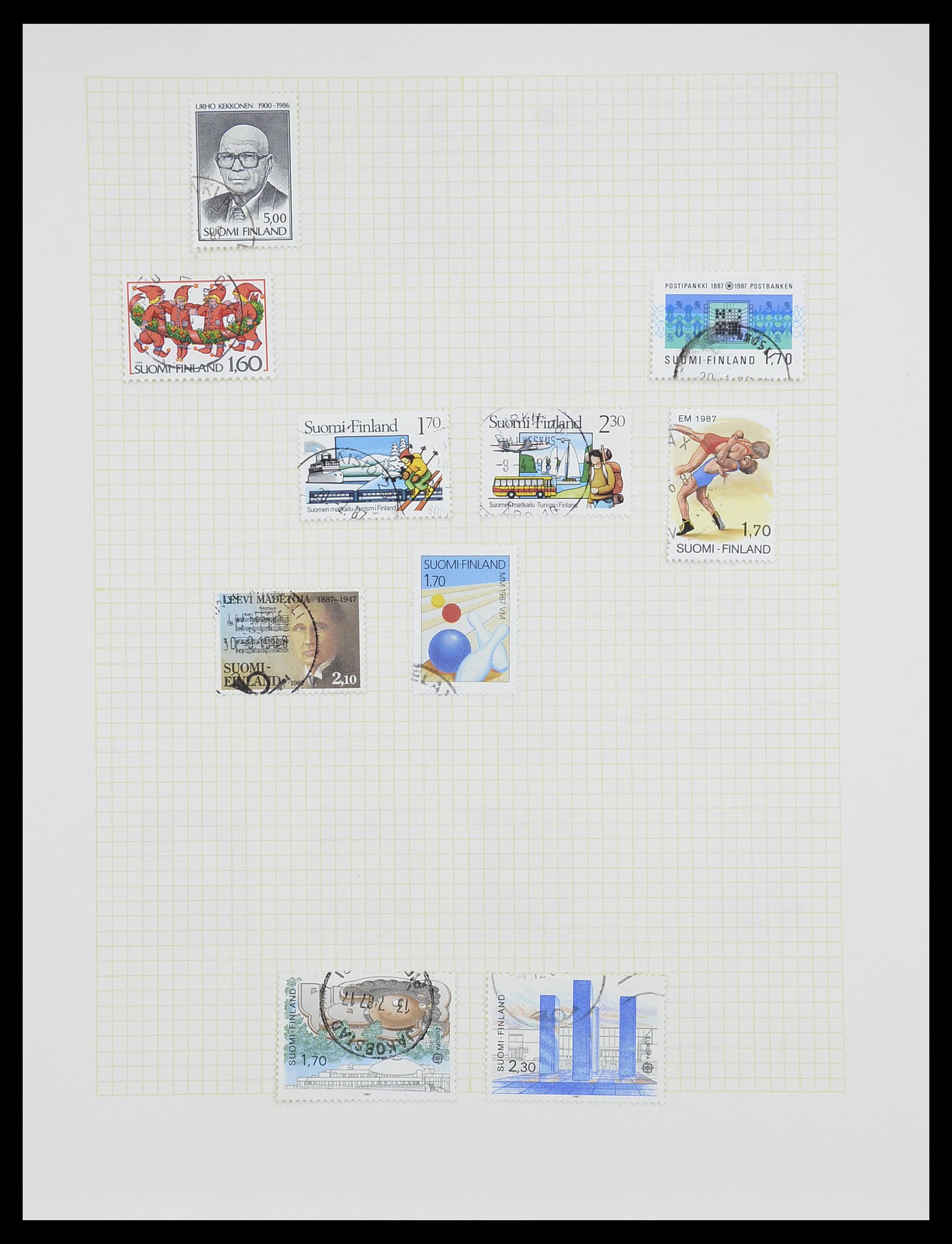 33401 093 - Postzegelverzameling 33401 Finland 1856-2003.
