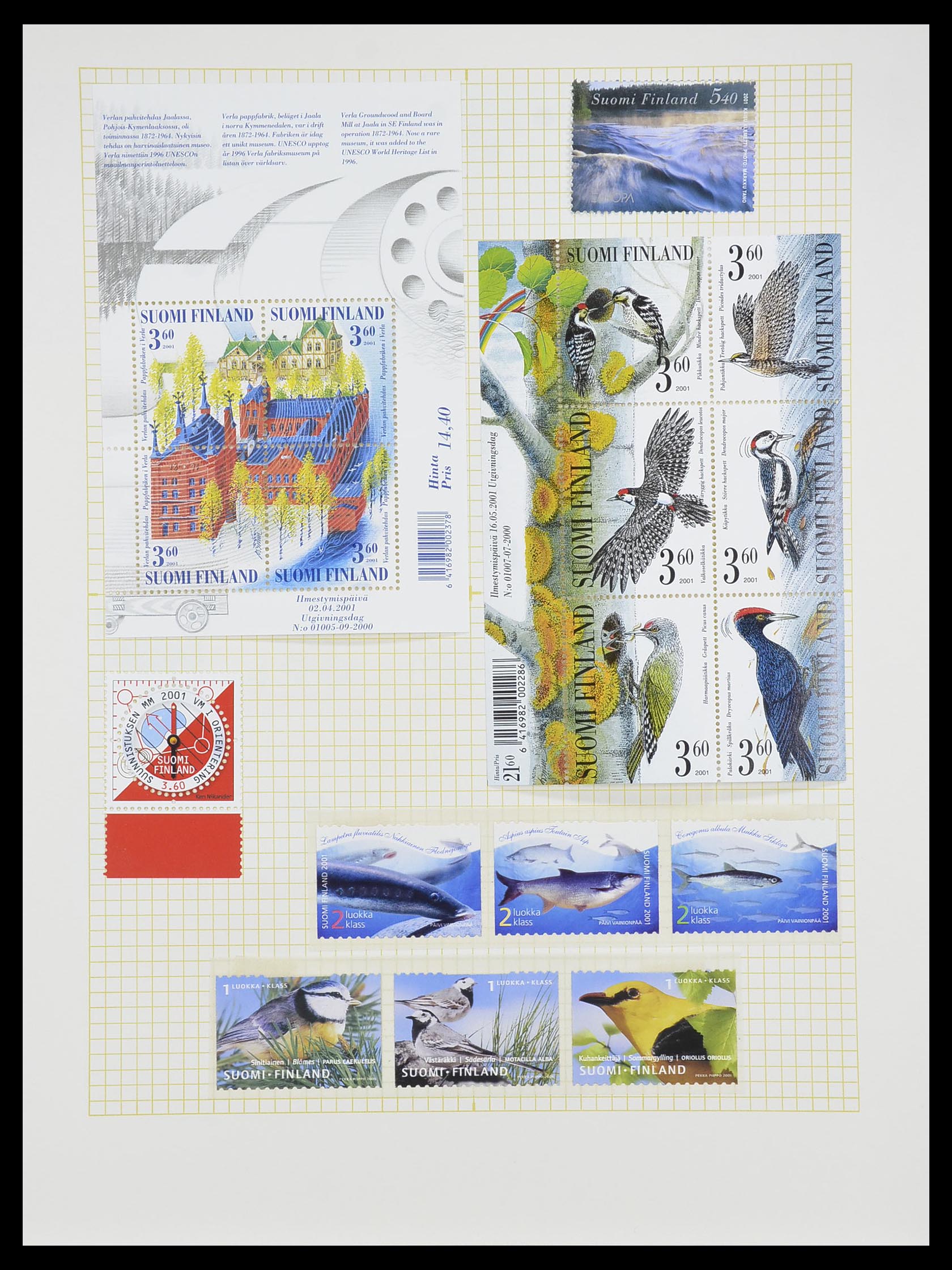 33401 165 - Postzegelverzameling 33401 Finland 1856-2003.