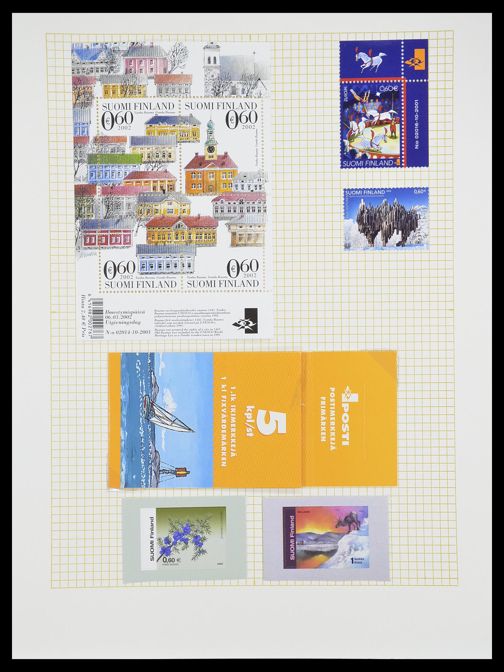 33401 168 - Postzegelverzameling 33401 Finland 1856-2003.