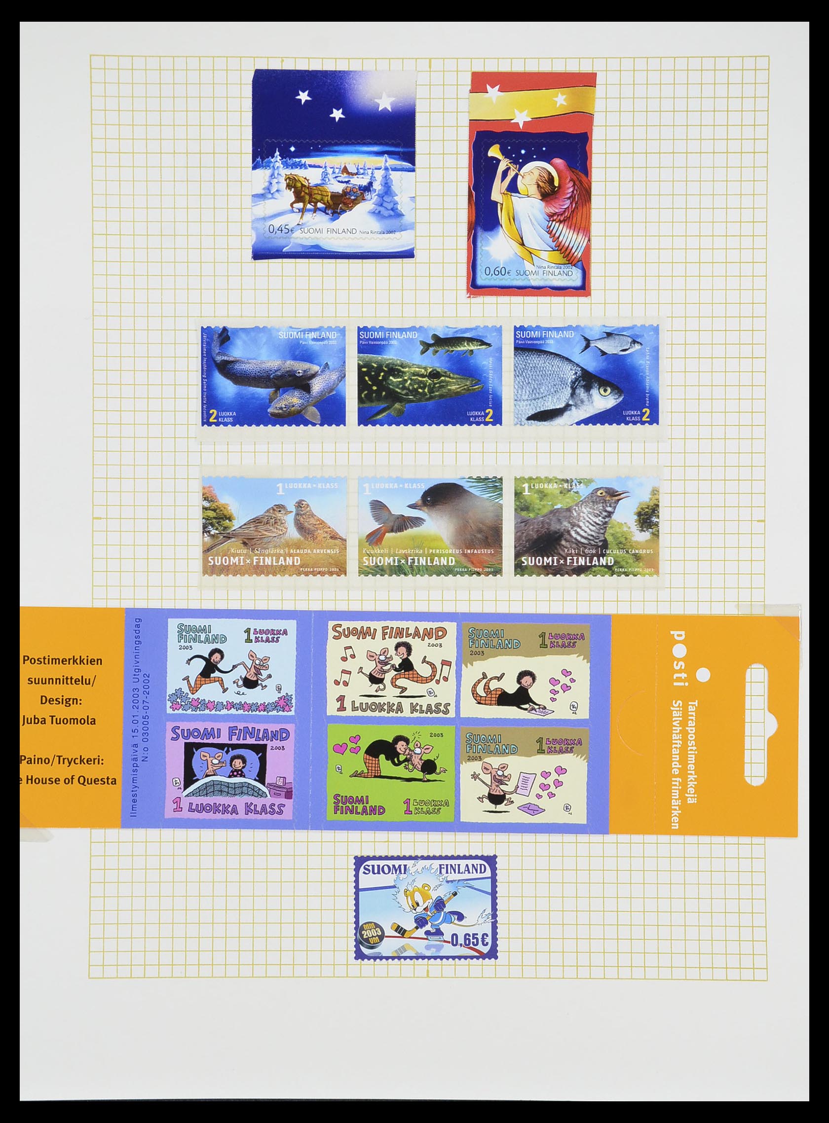 33401 170 - Postzegelverzameling 33401 Finland 1856-2003.