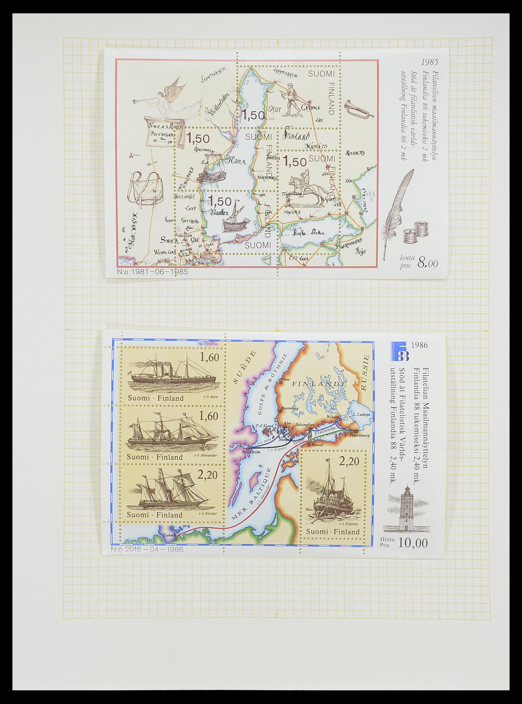 33401 172 - Postzegelverzameling 33401 Finland 1856-2003.