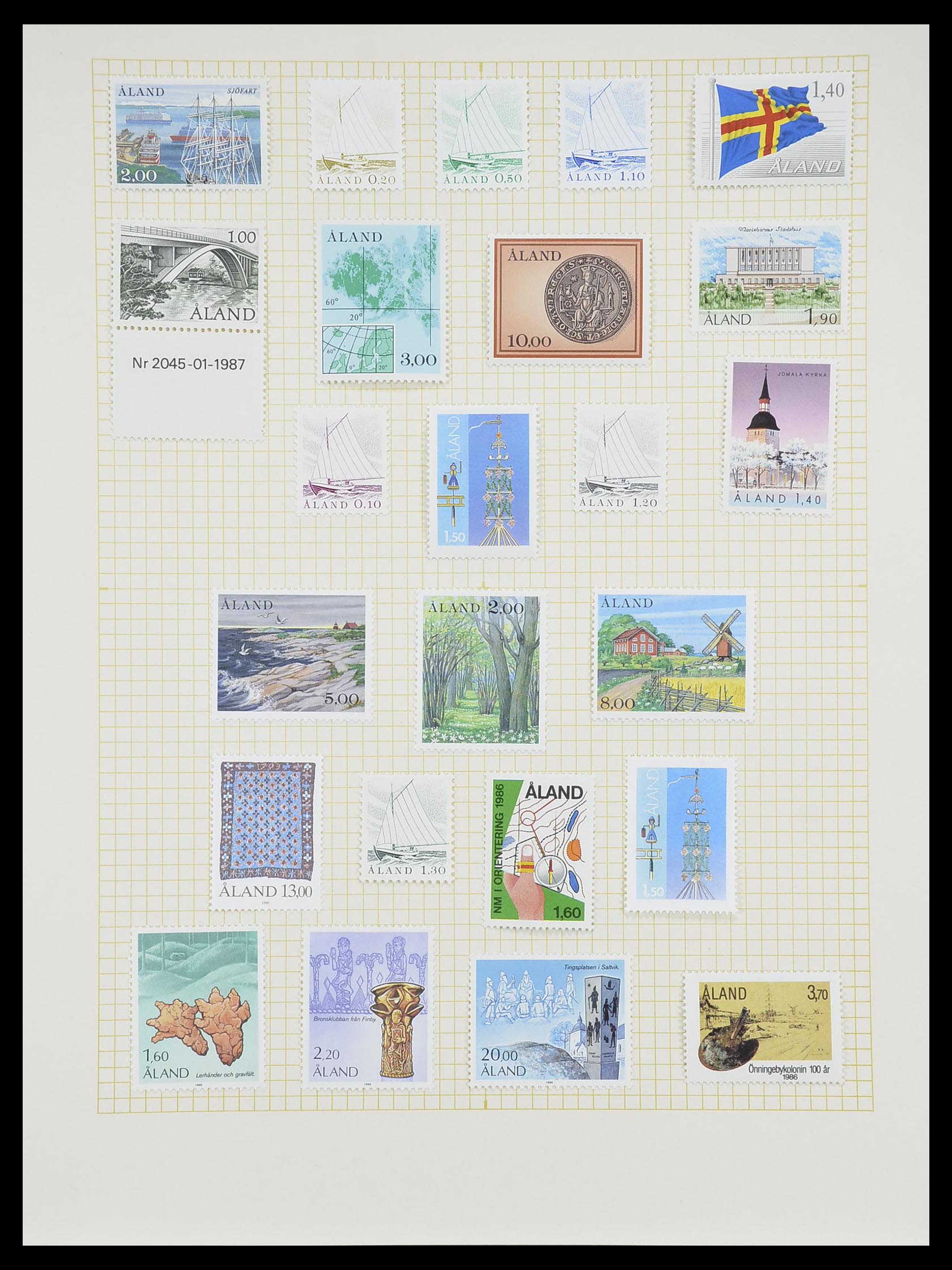 33401 181 - Stamp collection 33401 Finland 1856-2003.