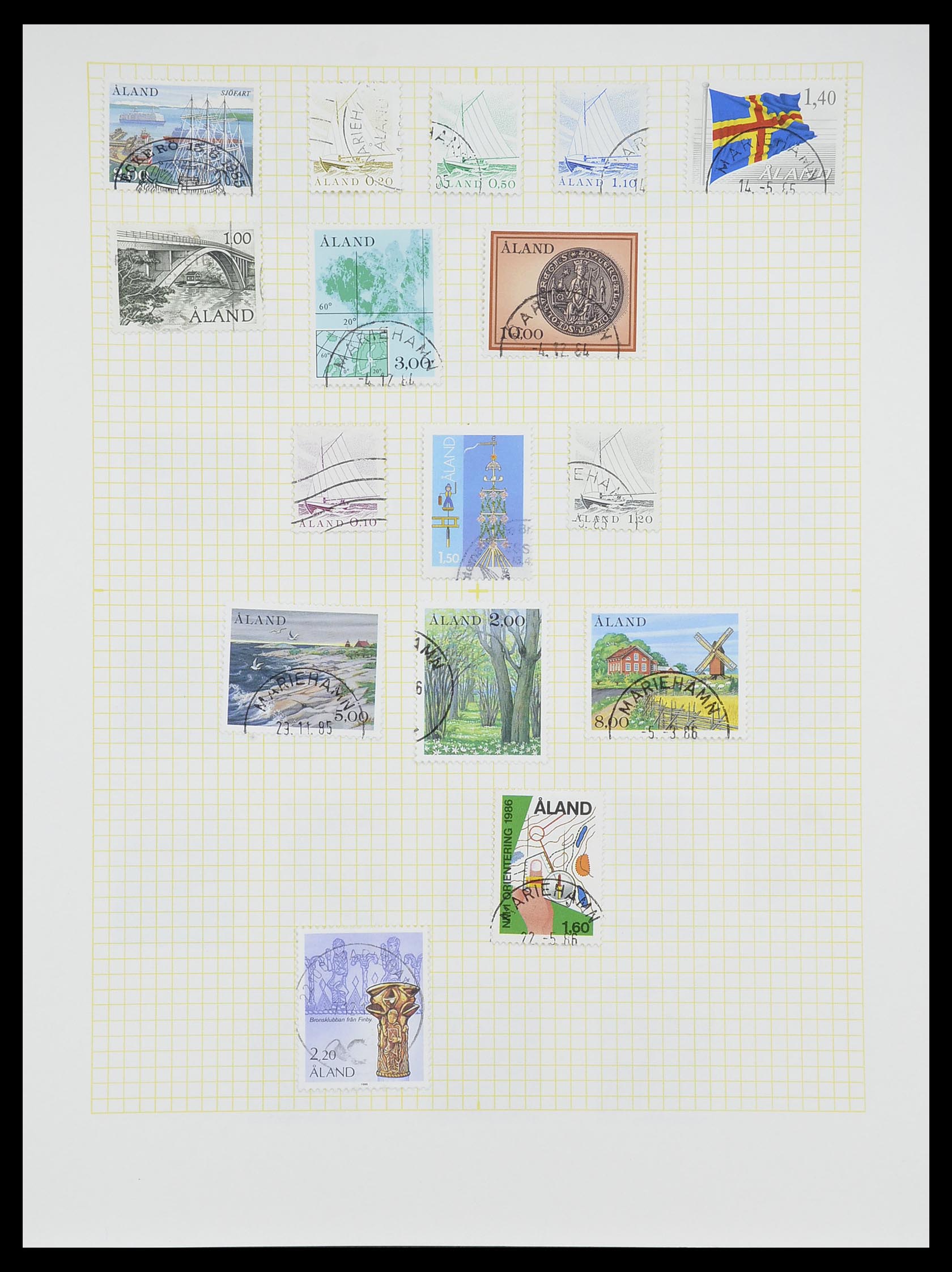 33401 182 - Stamp collection 33401 Finland 1856-2003.