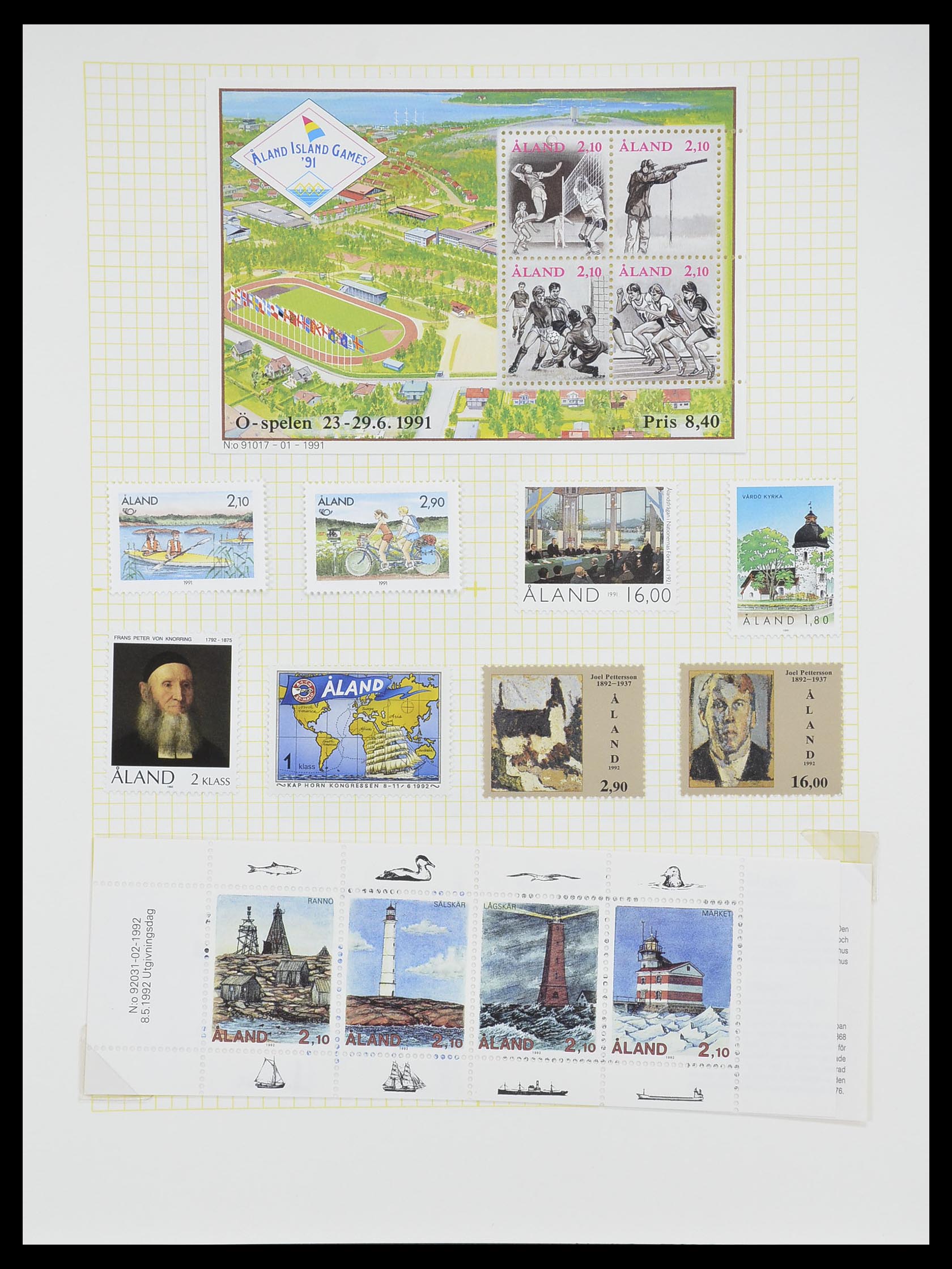 33401 185 - Postzegelverzameling 33401 Finland 1856-2003.
