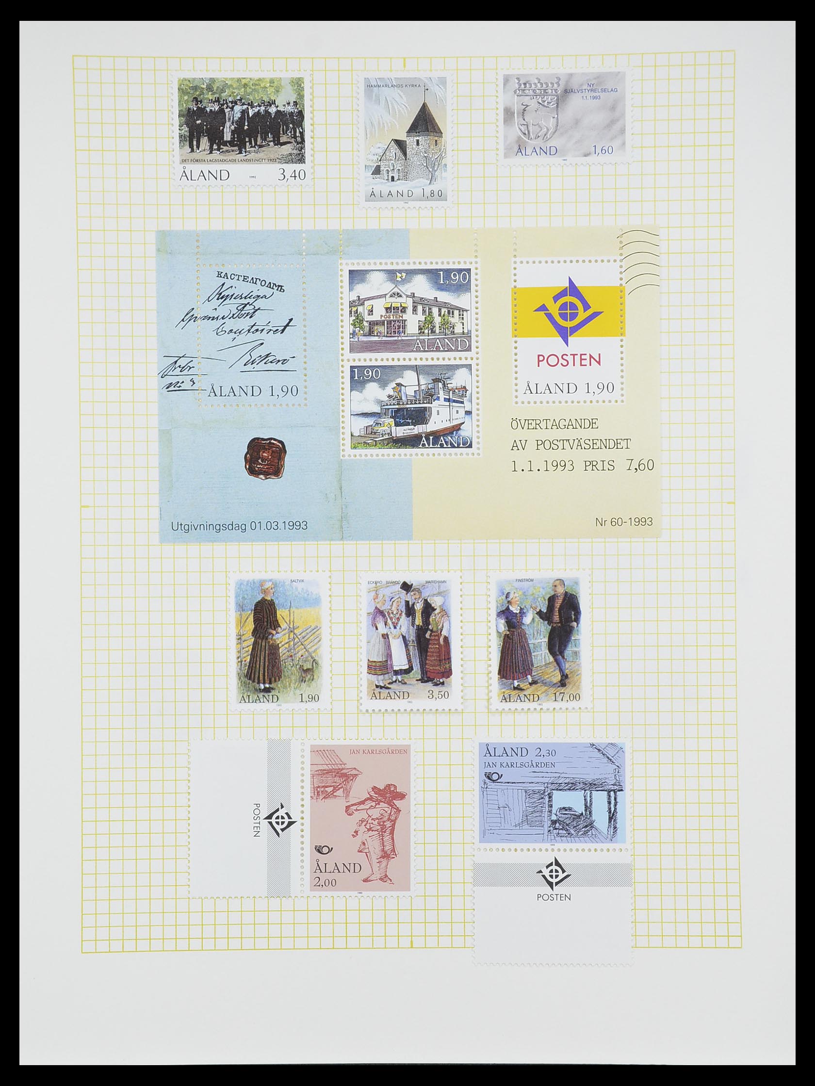 33401 186 - Postzegelverzameling 33401 Finland 1856-2003.