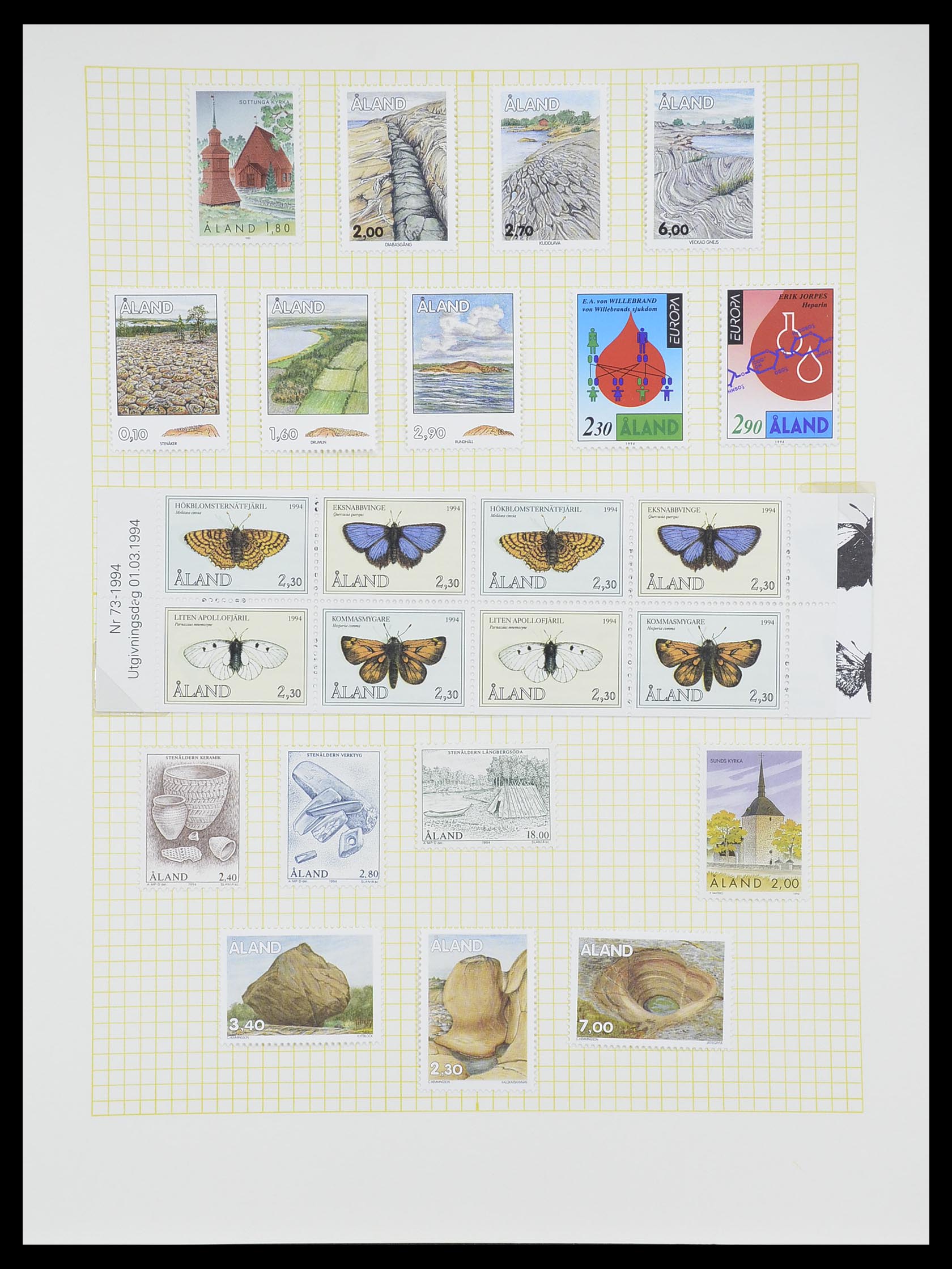 33401 187 - Stamp collection 33401 Finland 1856-2003.