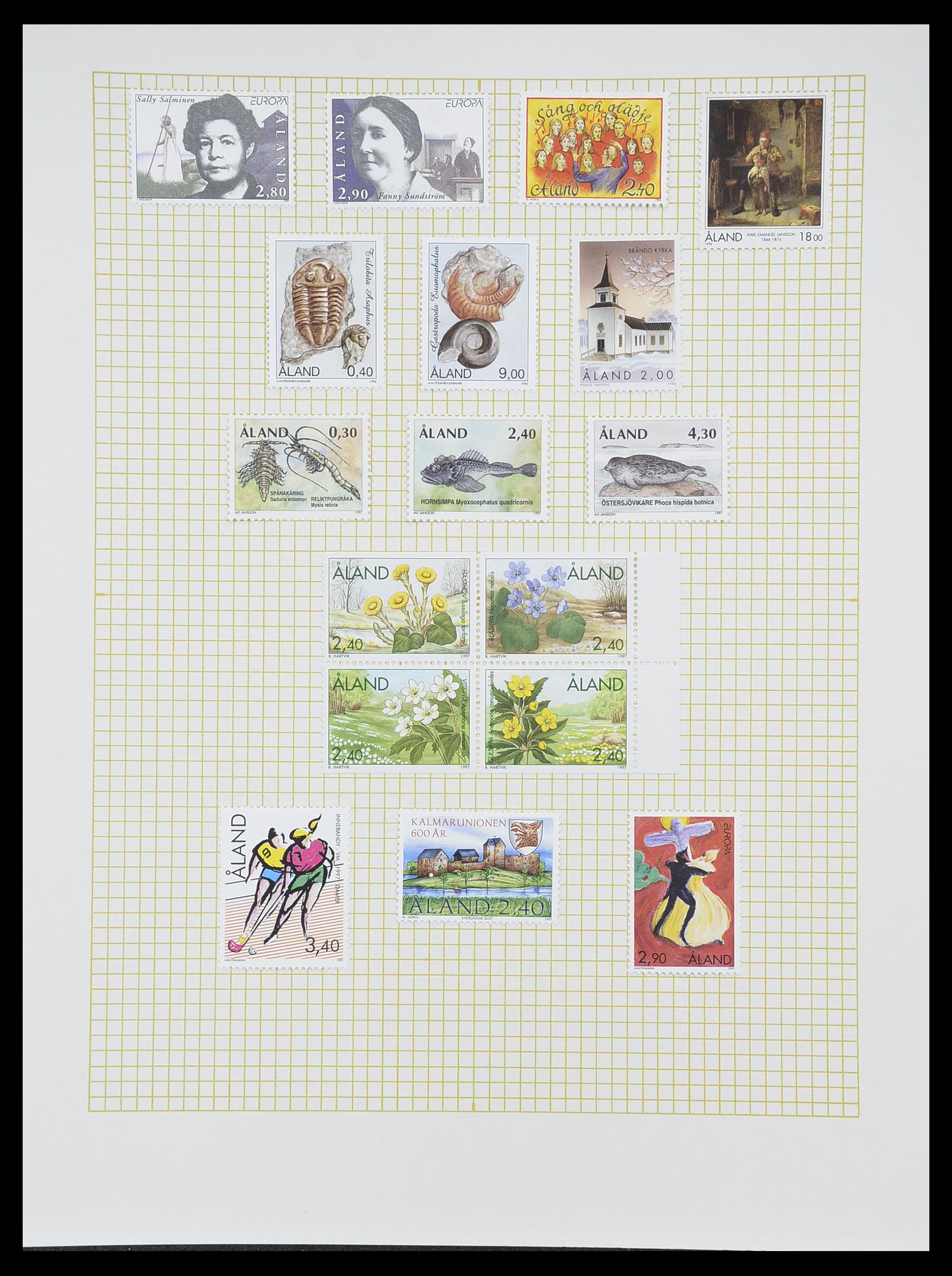 33401 190 - Postzegelverzameling 33401 Finland 1856-2003.