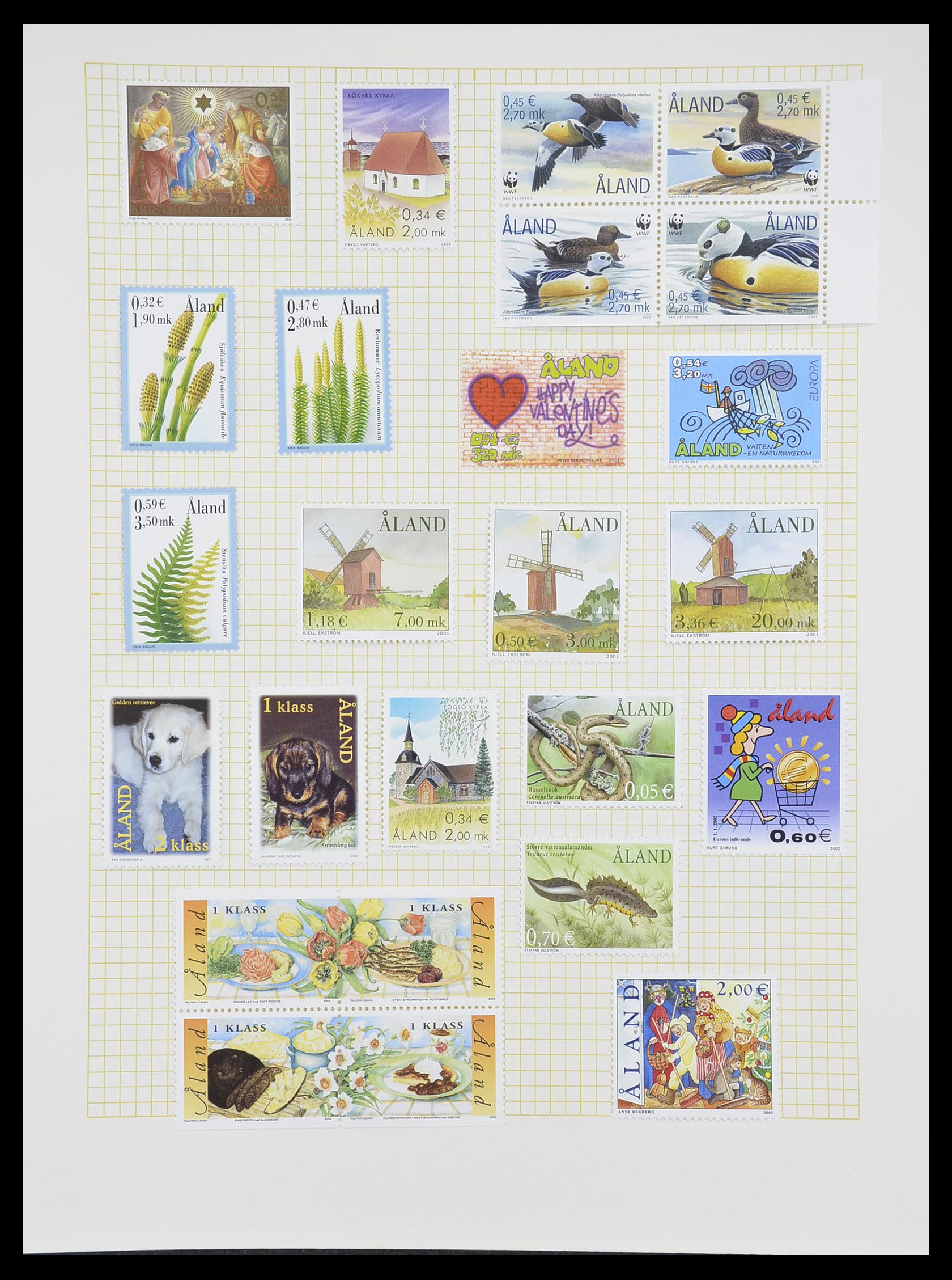 33401 195 - Postzegelverzameling 33401 Finland 1856-2003.