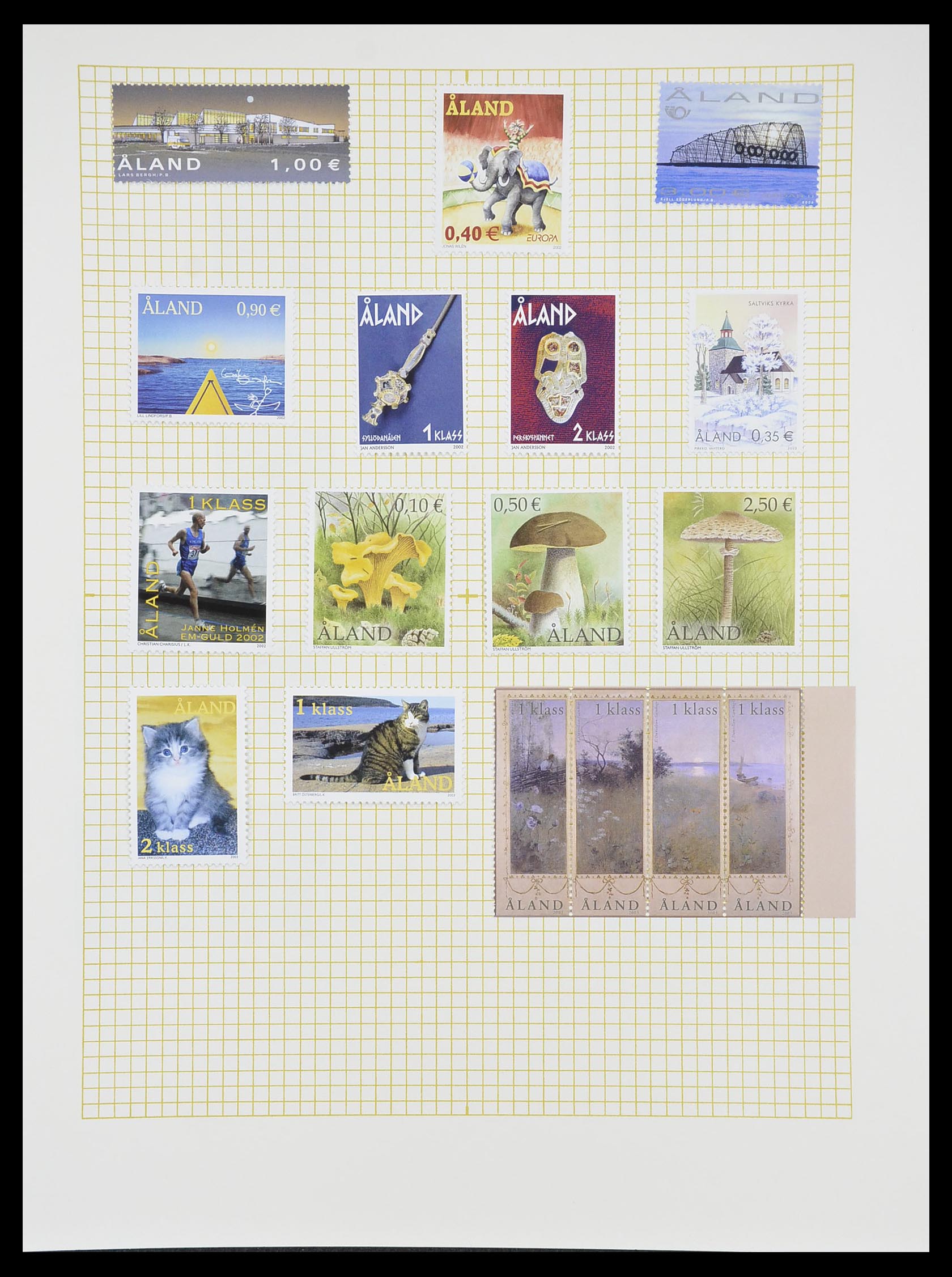33401 196 - Stamp collection 33401 Finland 1856-2003.