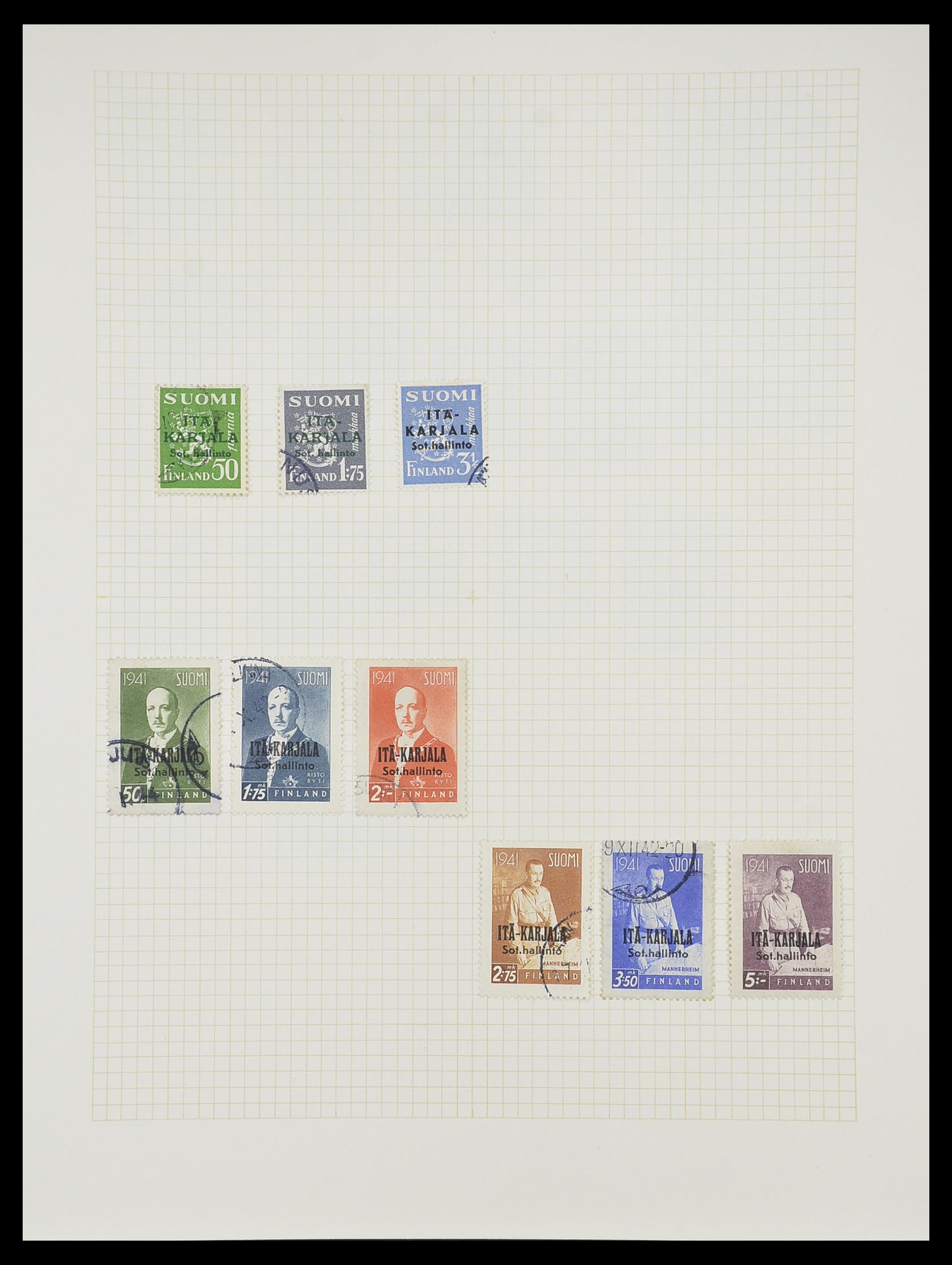 33401 207 - Postzegelverzameling 33401 Finland 1856-2003.