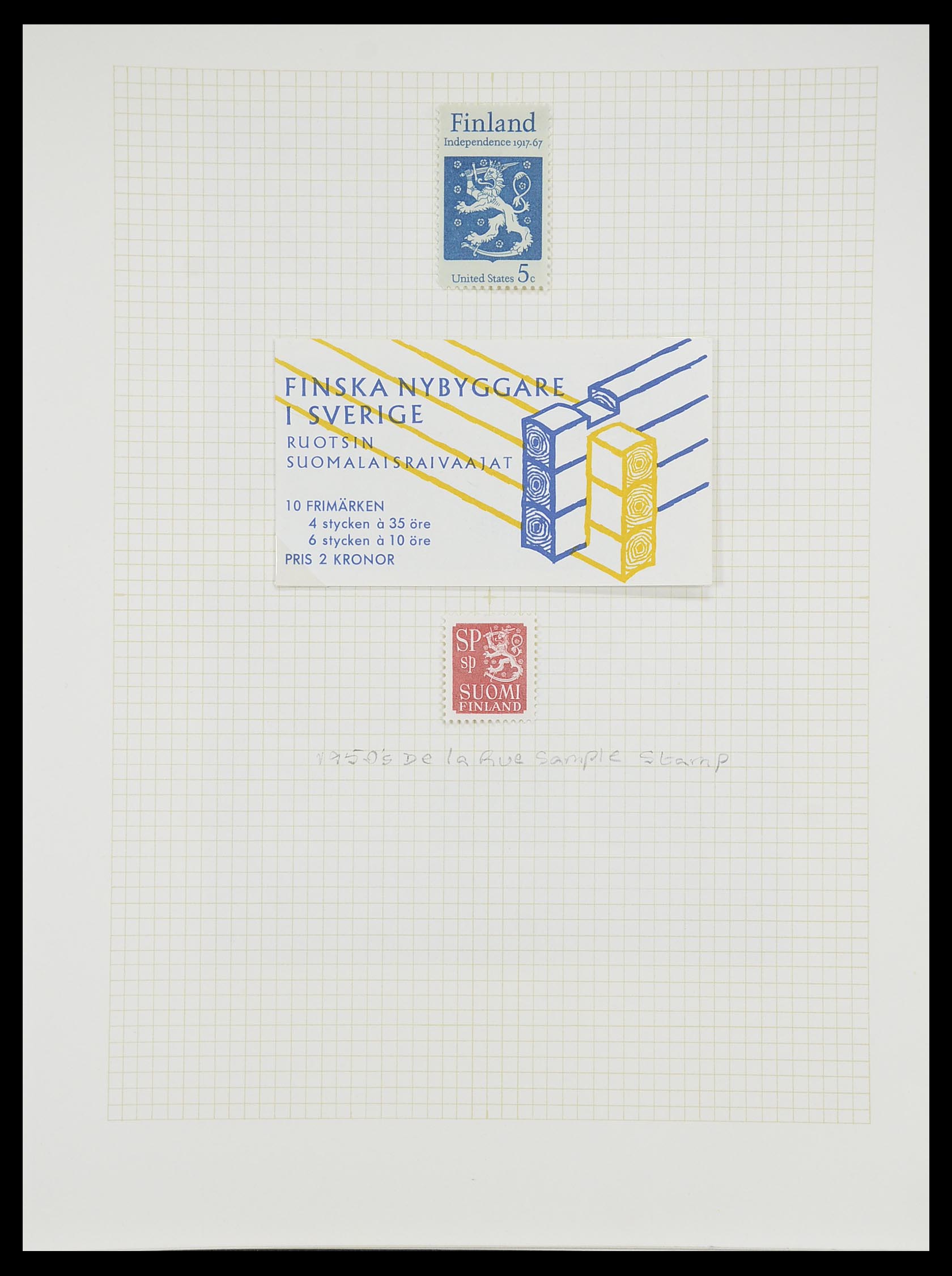 33401 210 - Postzegelverzameling 33401 Finland 1856-2003.