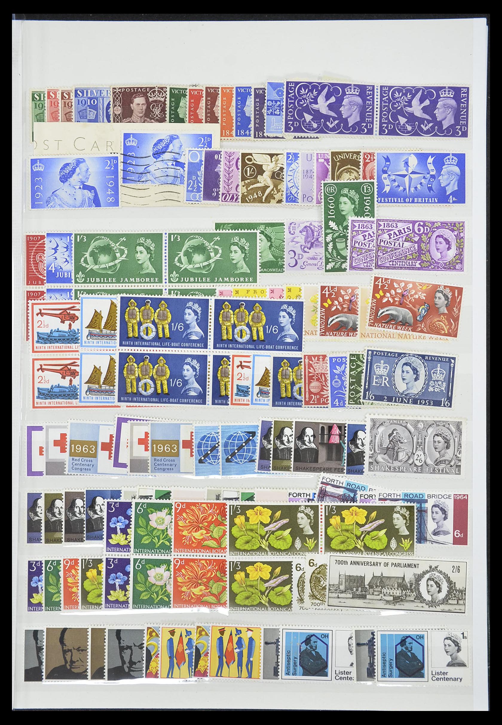 33403 001 - Stamp collection 33403 Great Britain and colonies 1890-2000.