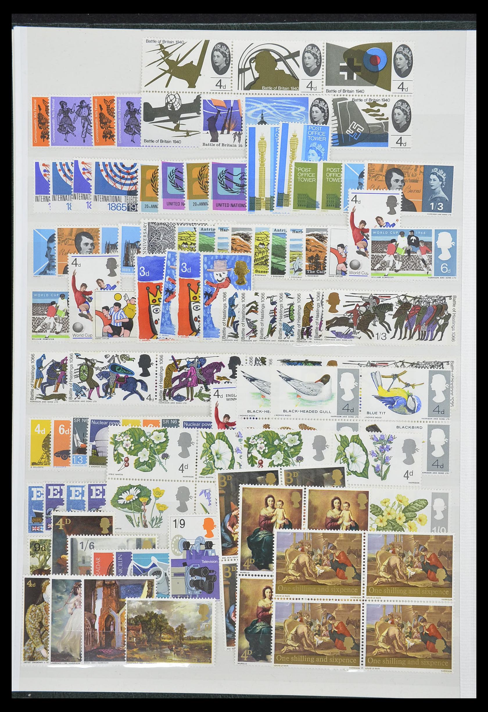 33403 002 - Postzegelverzameling 33403 Engeland en koloniën 1890-2000.