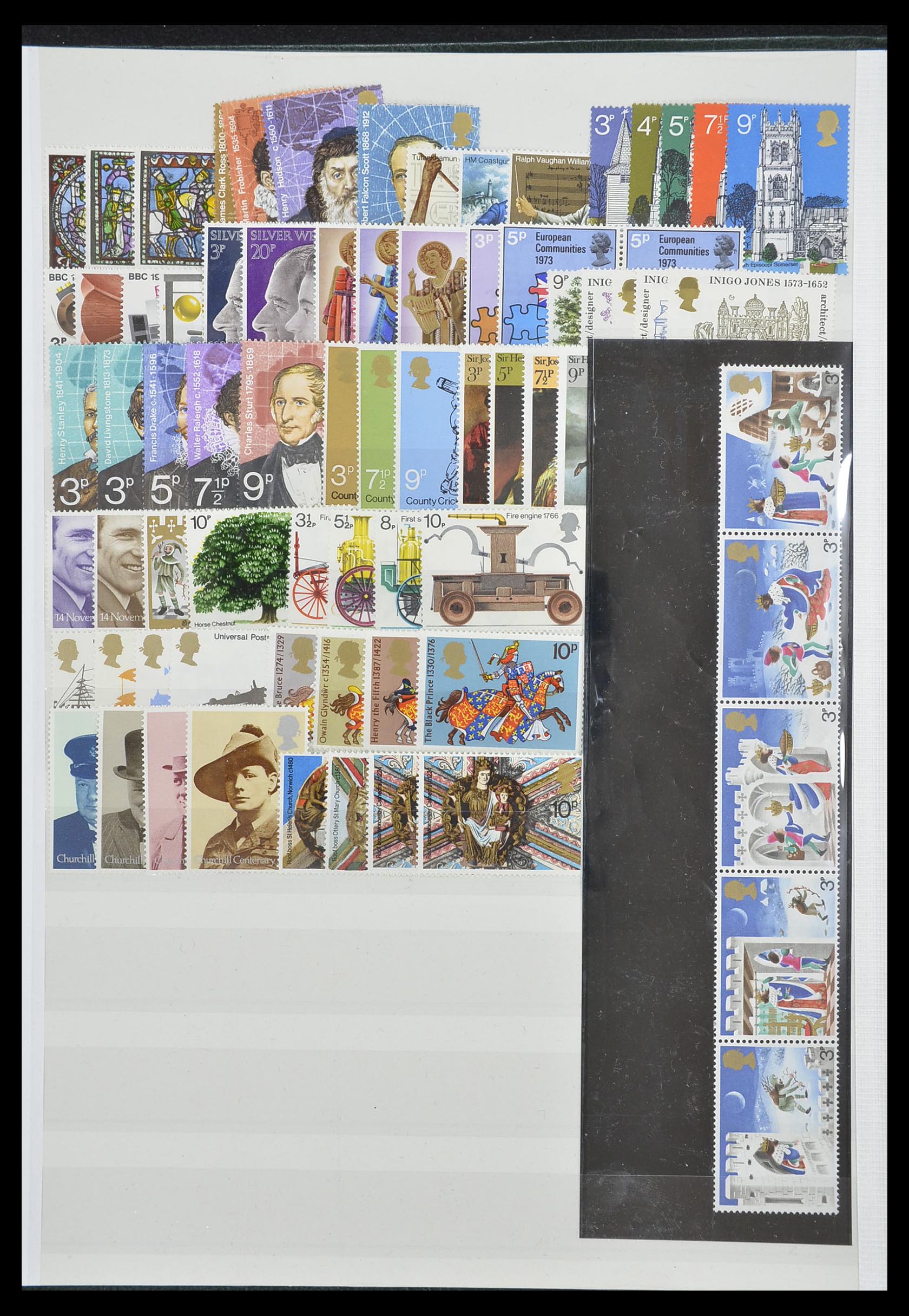 33403 004 - Postzegelverzameling 33403 Engeland en koloniën 1890-2000.