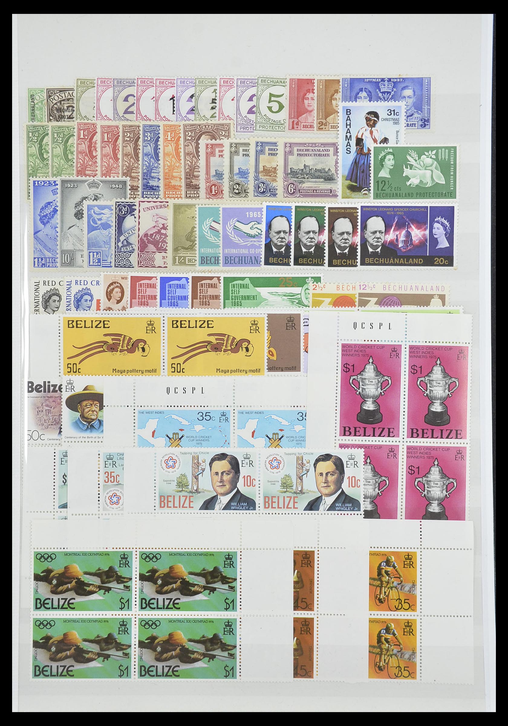 33403 007 - Postzegelverzameling 33403 Engeland en koloniën 1890-2000.