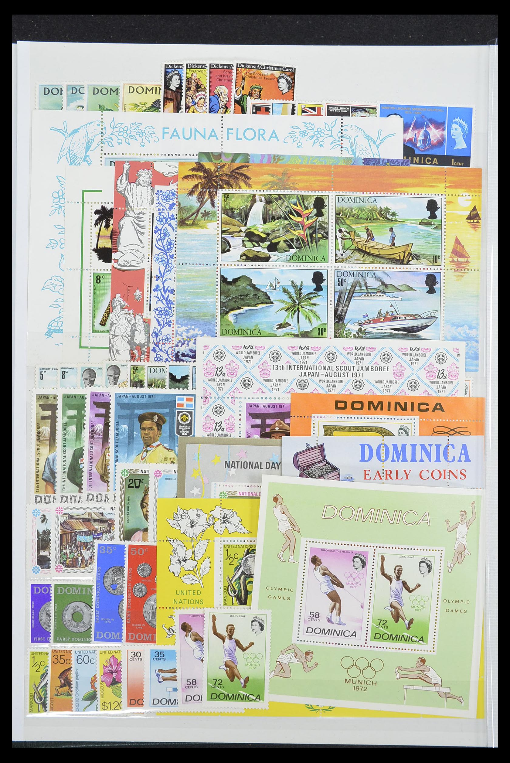 33403 014 - Postzegelverzameling 33403 Engeland en koloniën 1890-2000.