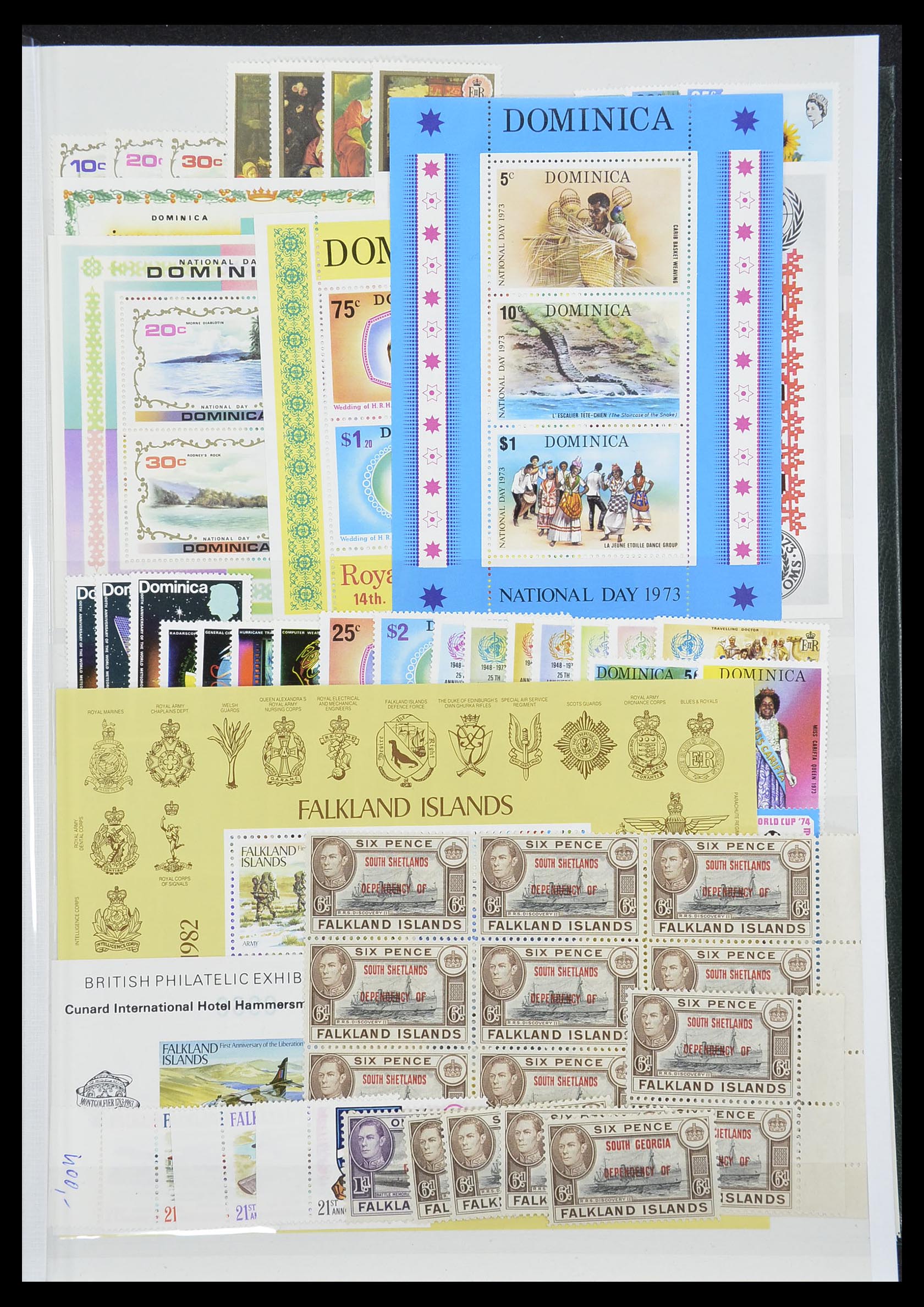 33403 015 - Postzegelverzameling 33403 Engeland en koloniën 1890-2000.