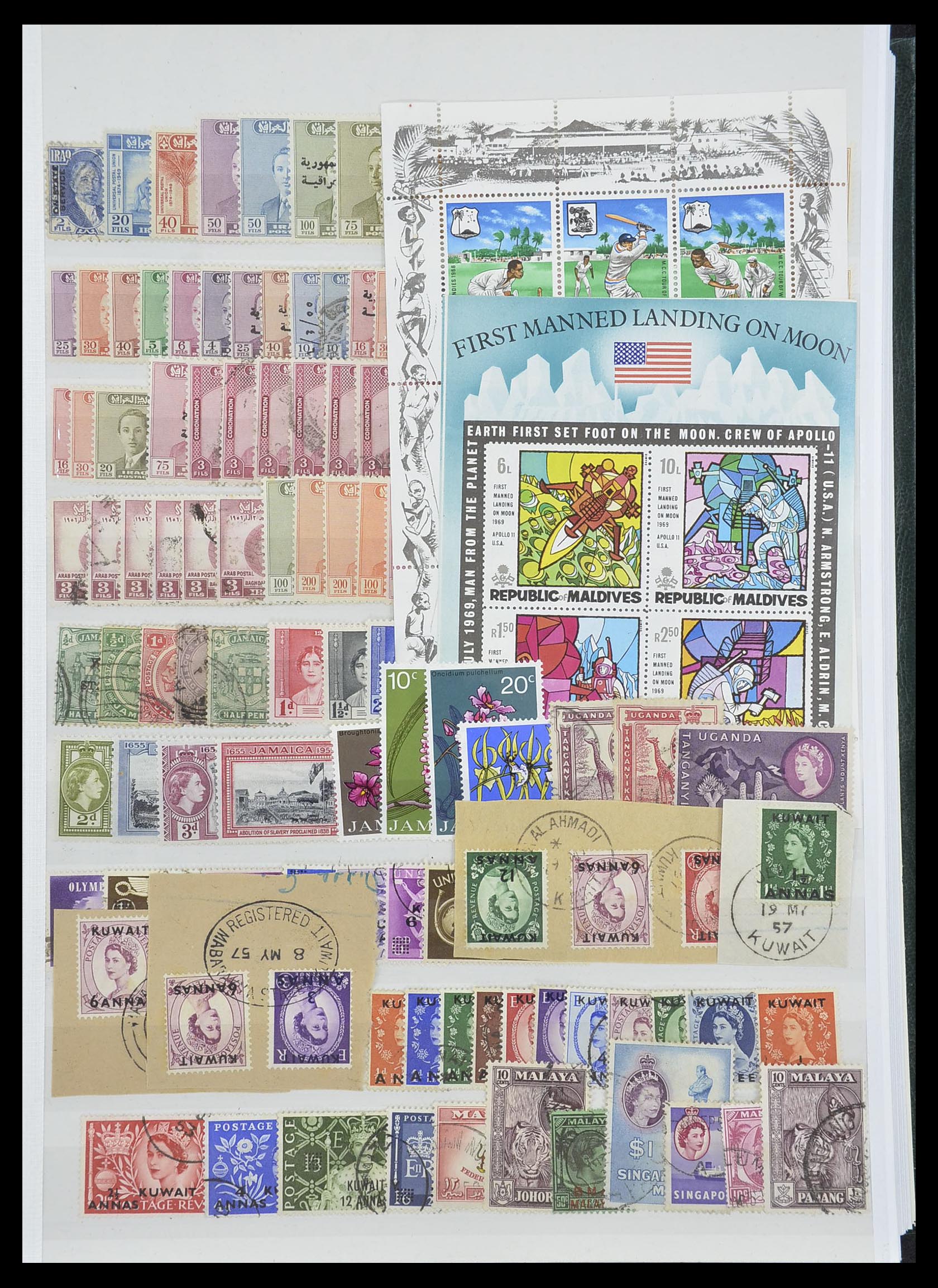 33403 019 - Postzegelverzameling 33403 Engeland en koloniën 1890-2000.