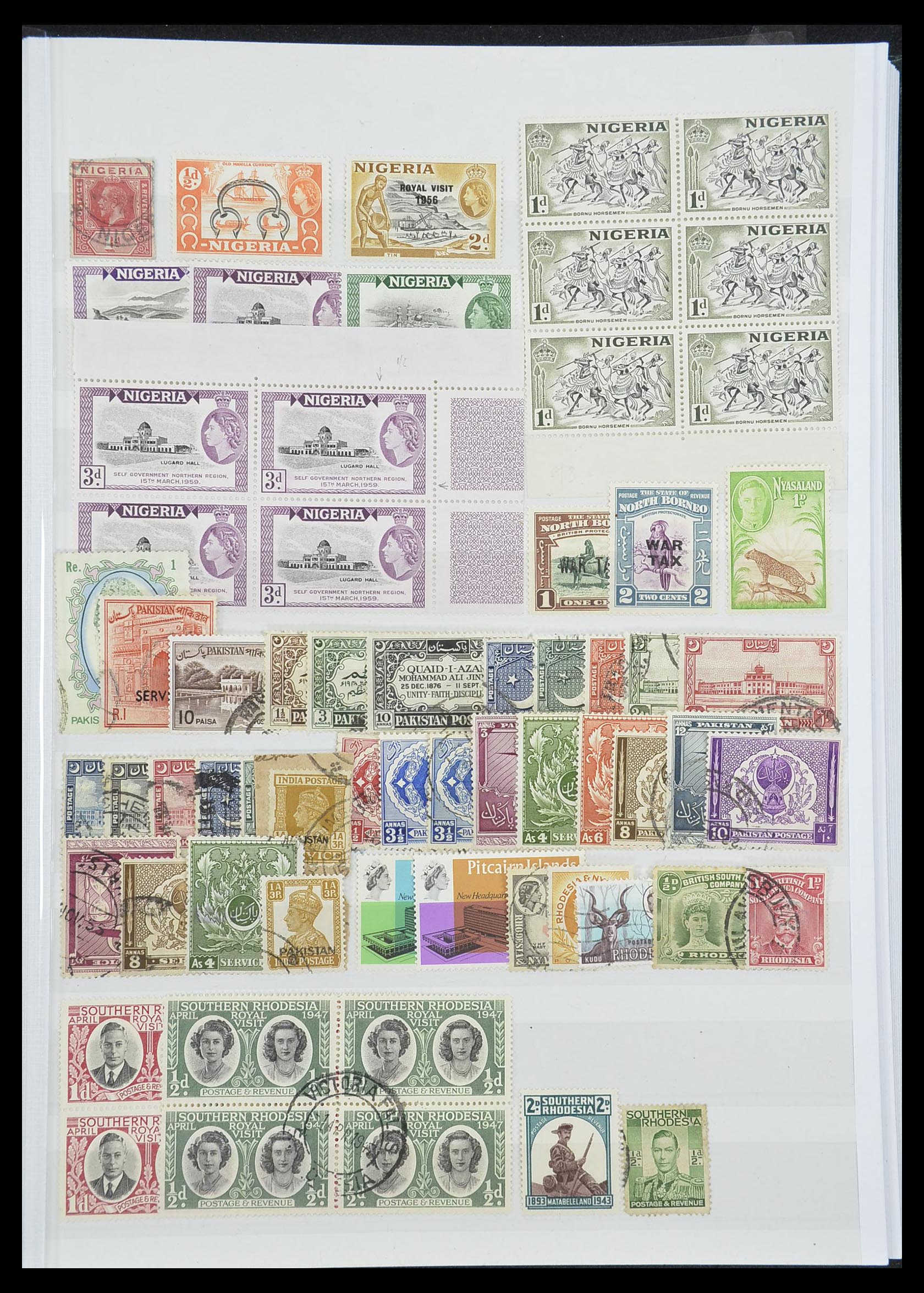 33403 025 - Postzegelverzameling 33403 Engeland en koloniën 1890-2000.