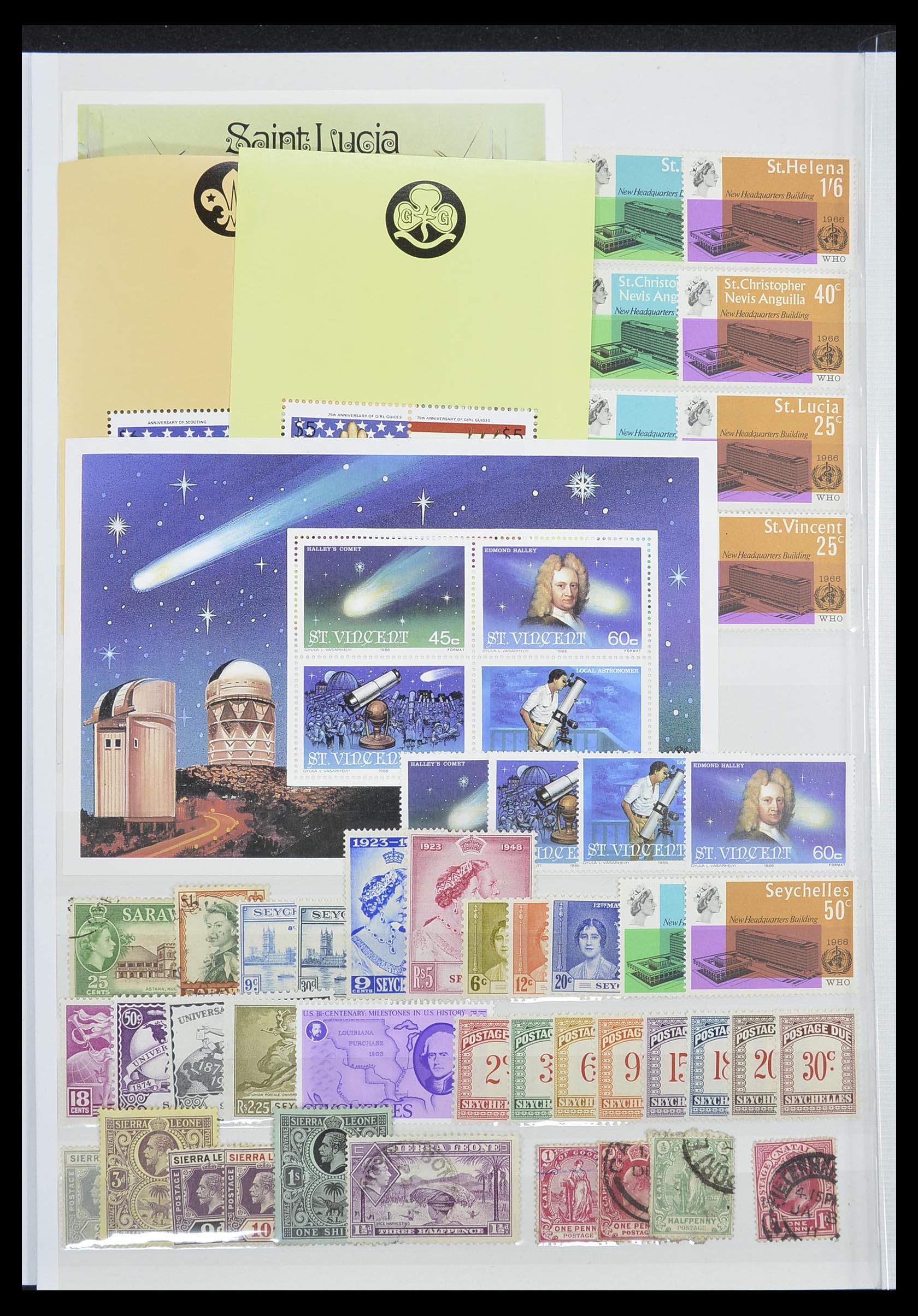 33403 026 - Postzegelverzameling 33403 Engeland en koloniën 1890-2000.
