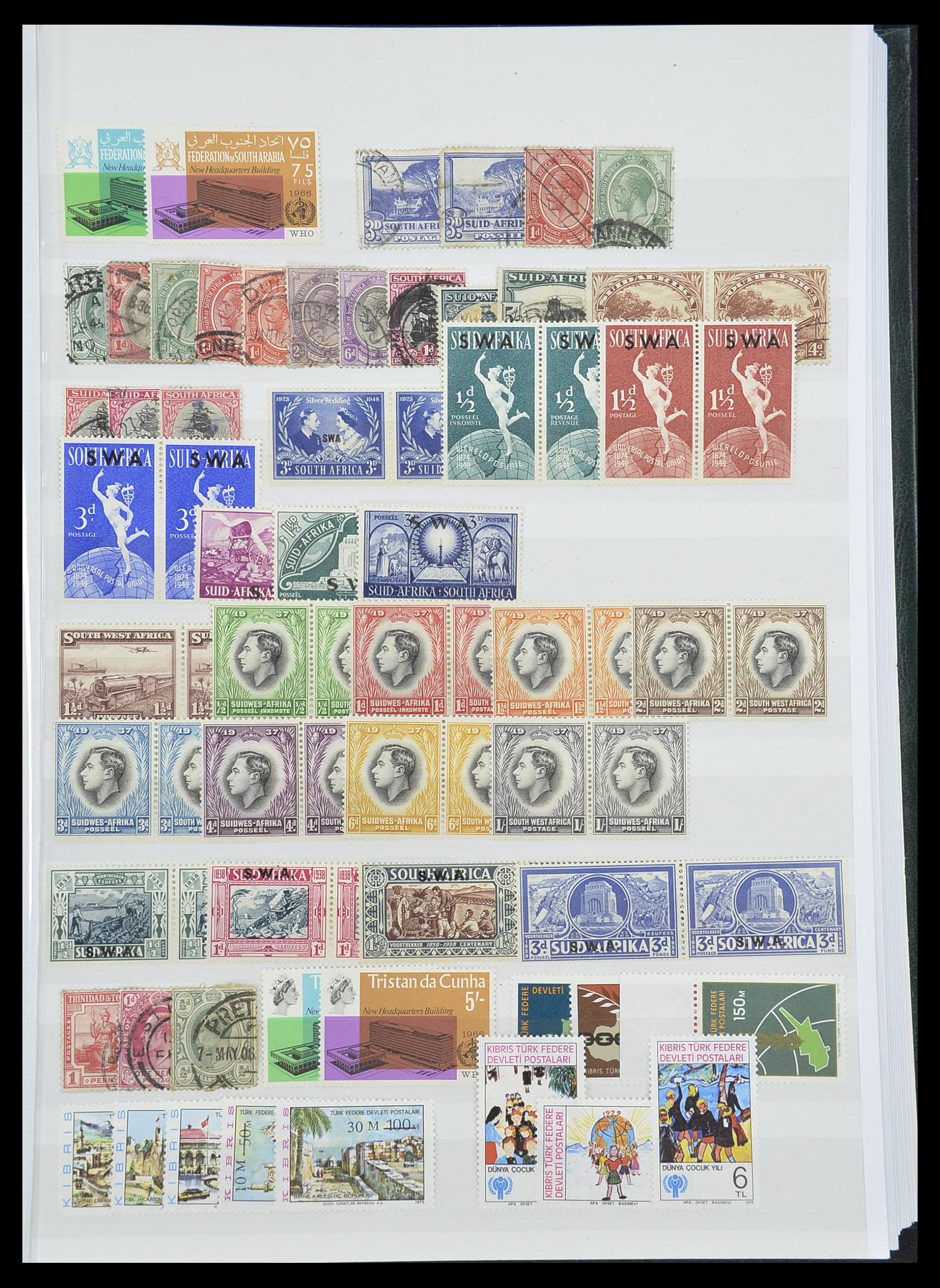 33403 027 - Postzegelverzameling 33403 Engeland en koloniën 1890-2000.