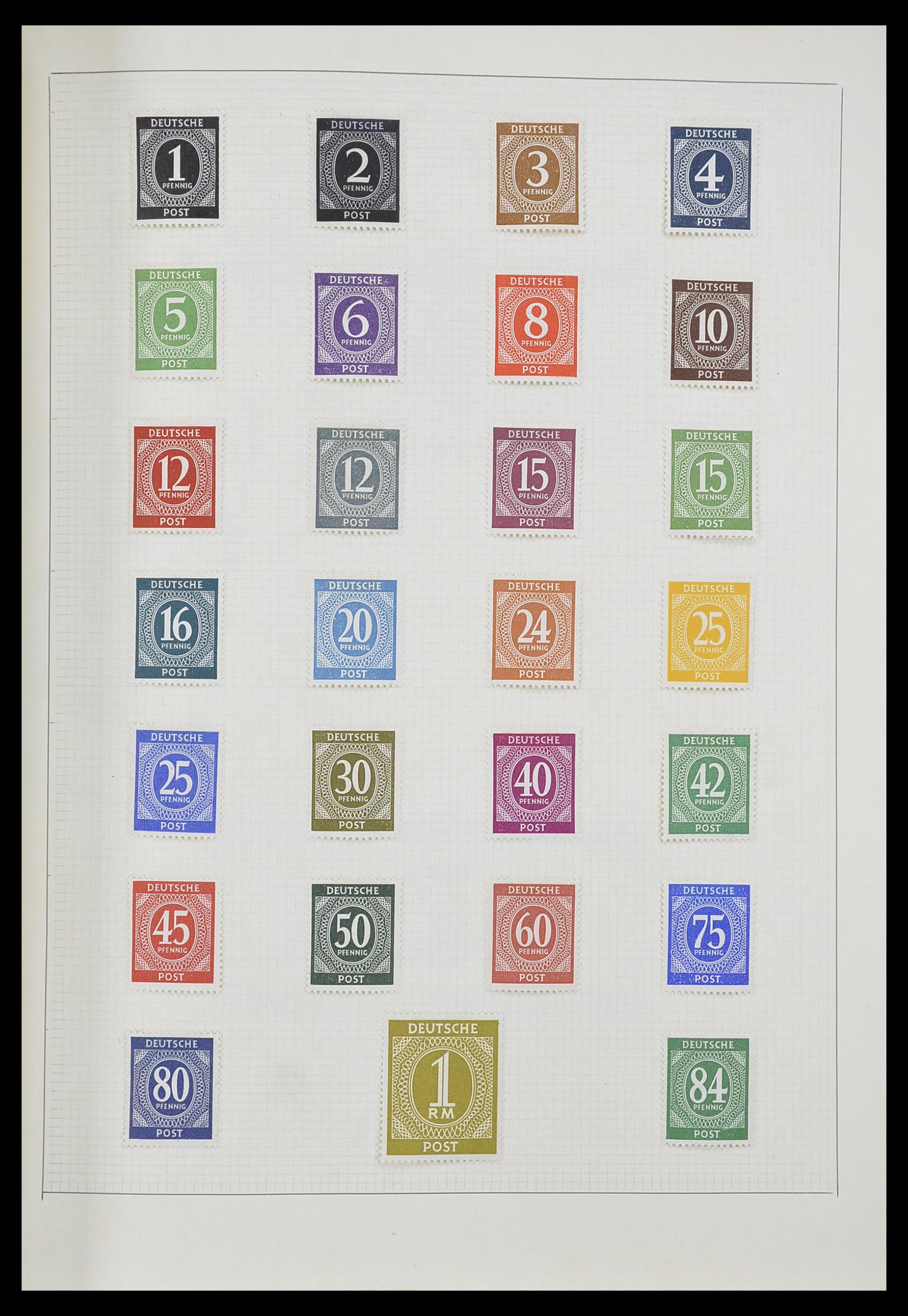 33406 013 - Postzegelverzameling 33406 Europese landen 1938-1955.