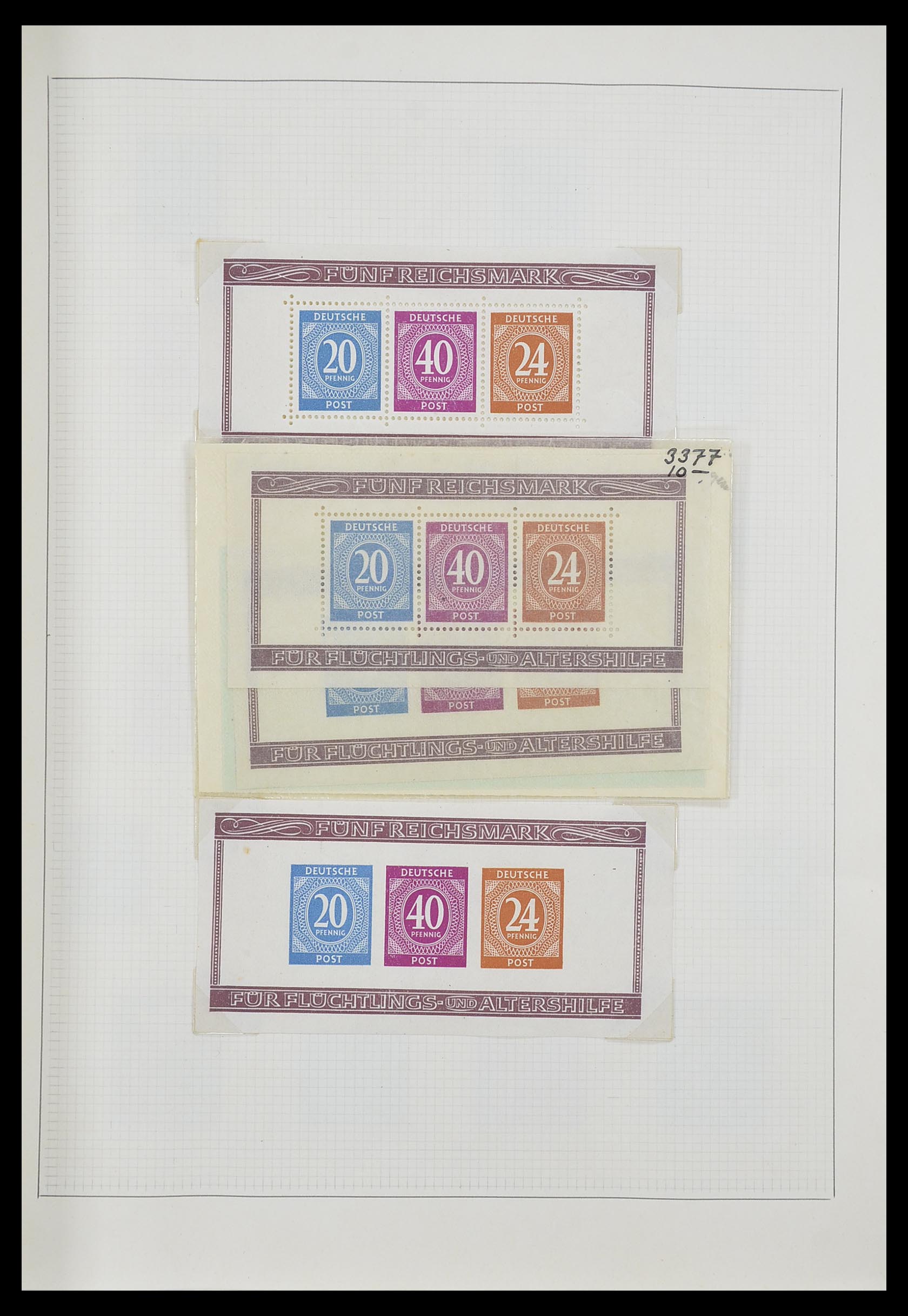 33406 014 - Postzegelverzameling 33406 Europese landen 1938-1955.