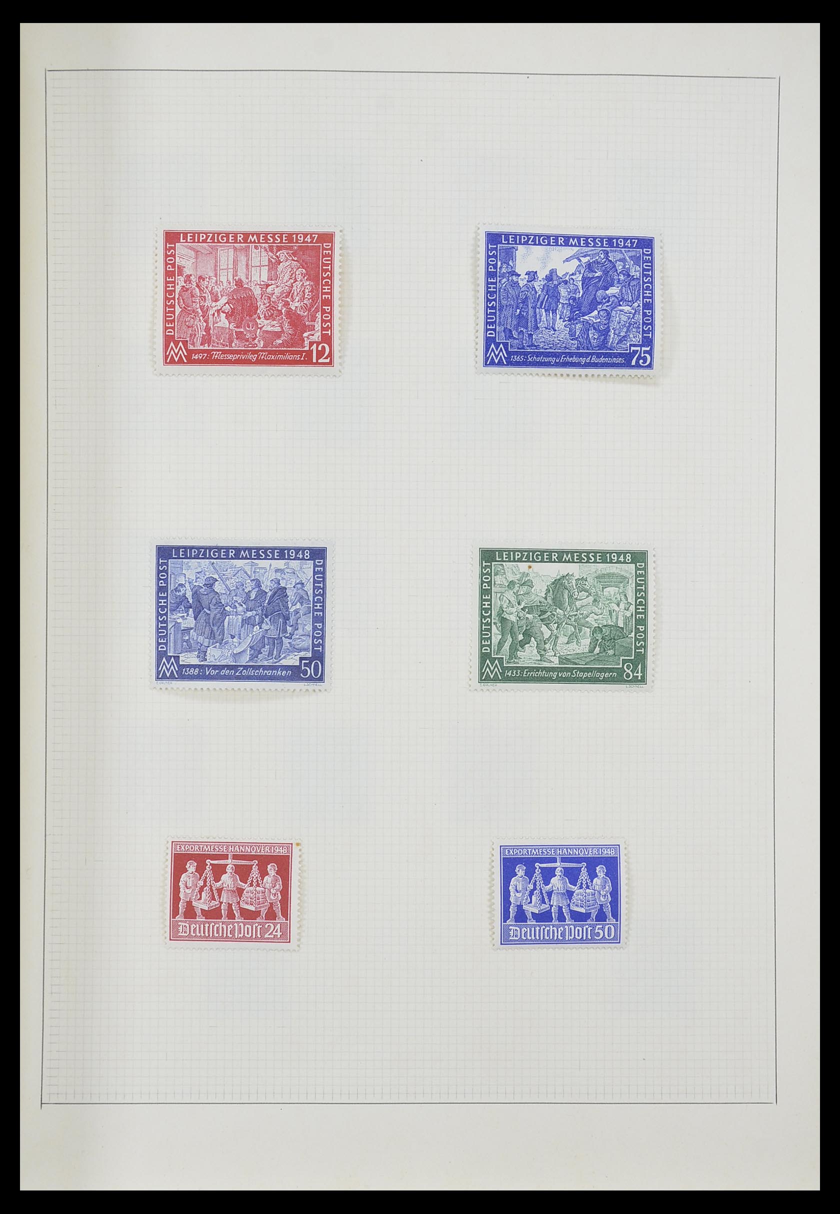 33406 017 - Postzegelverzameling 33406 Europese landen 1938-1955.