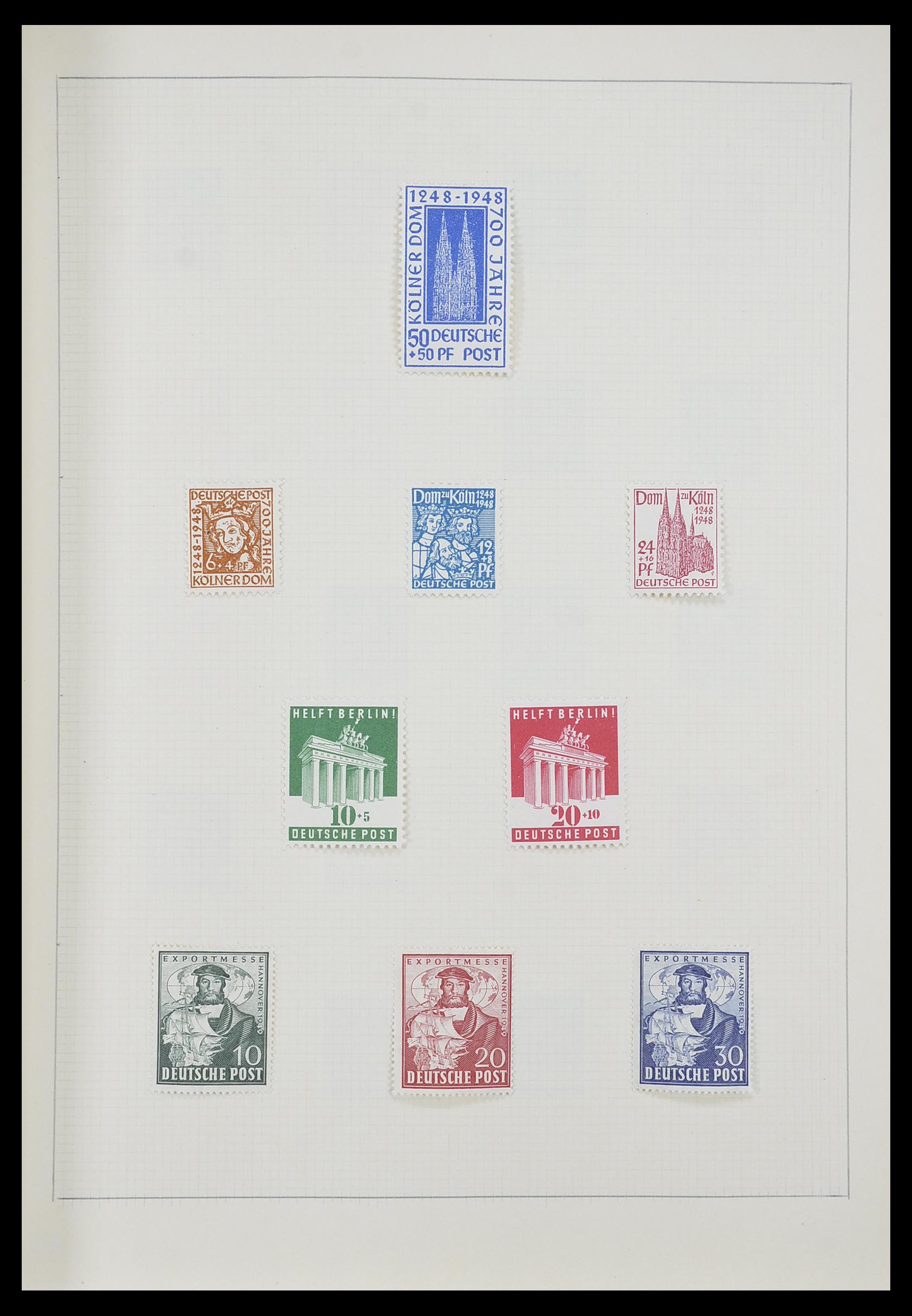 33406 020 - Postzegelverzameling 33406 Europese landen 1938-1955.