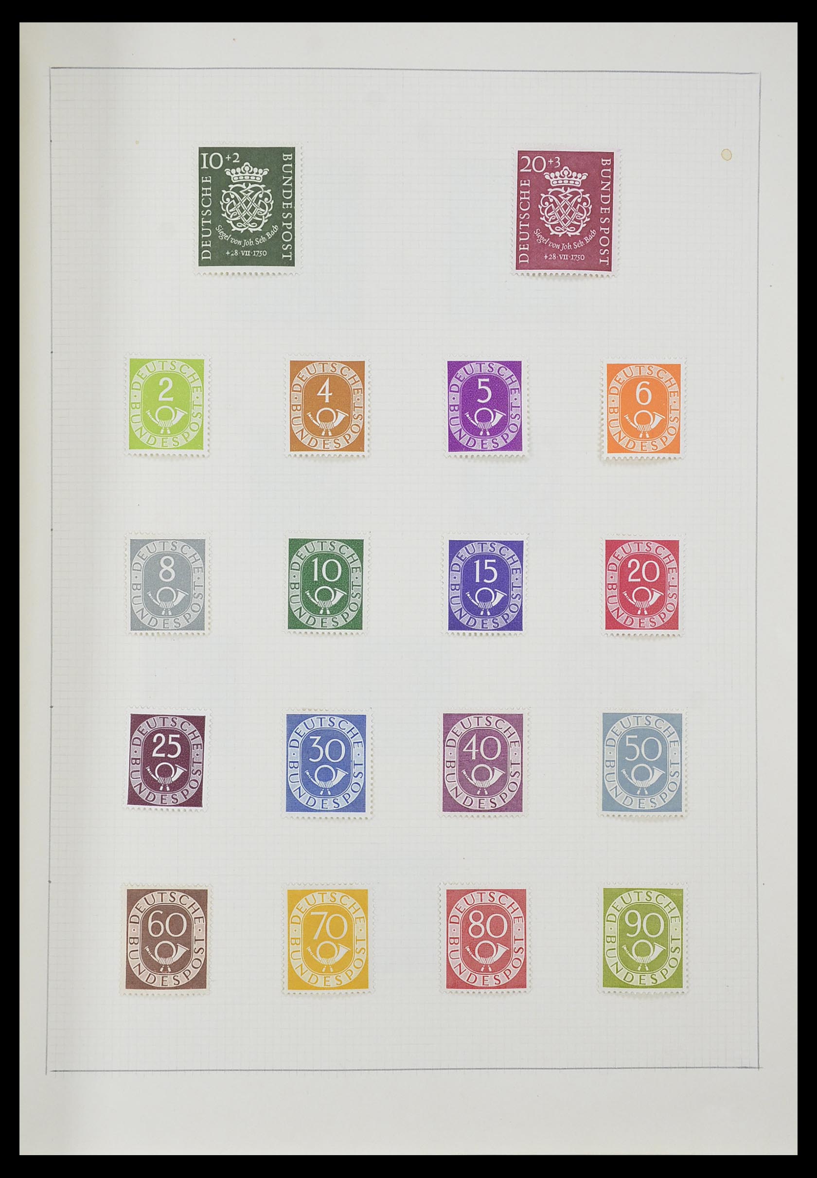 33406 025 - Postzegelverzameling 33406 Europese landen 1938-1955.