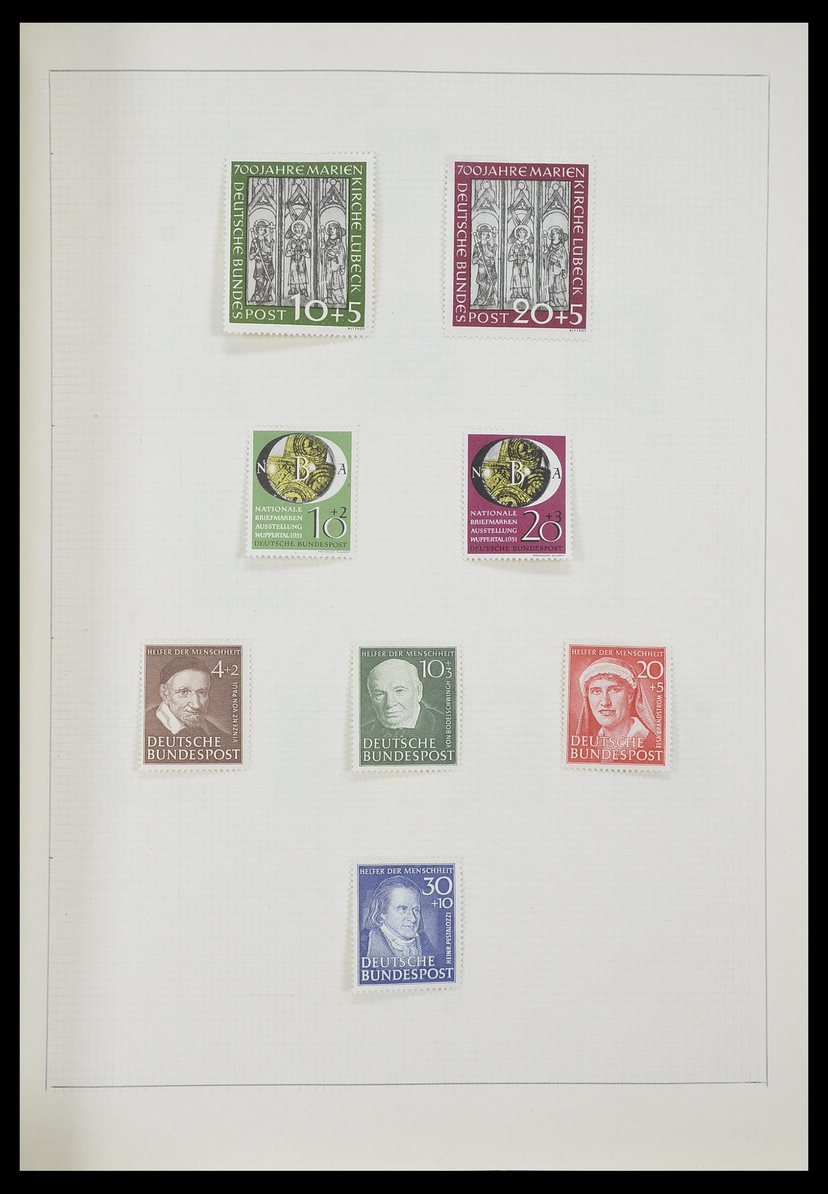 33406 026 - Postzegelverzameling 33406 Europese landen 1938-1955.