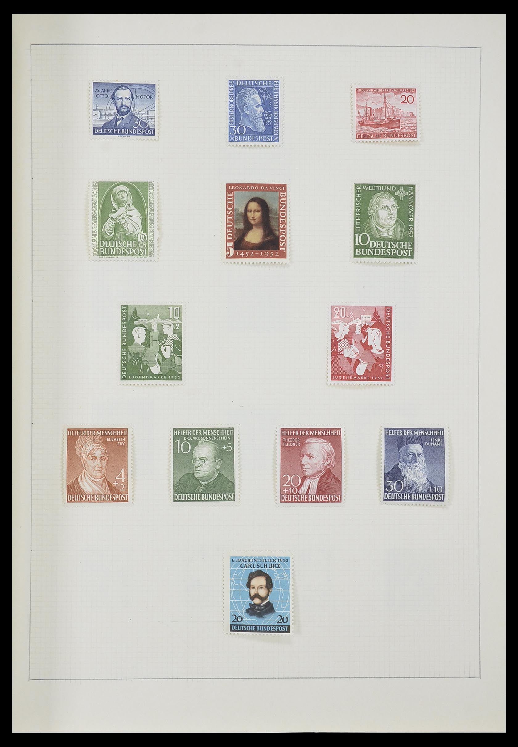 33406 027 - Postzegelverzameling 33406 Europese landen 1938-1955.