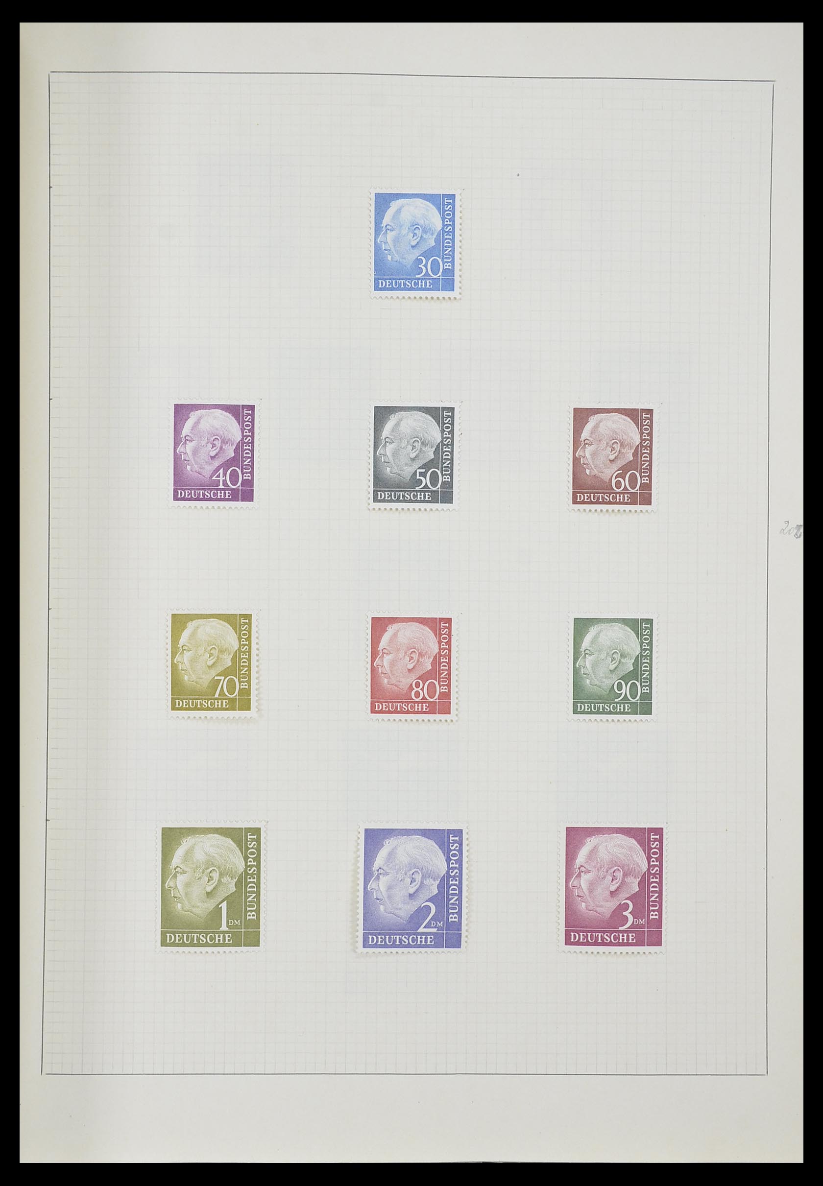 33406 031 - Postzegelverzameling 33406 Europese landen 1938-1955.