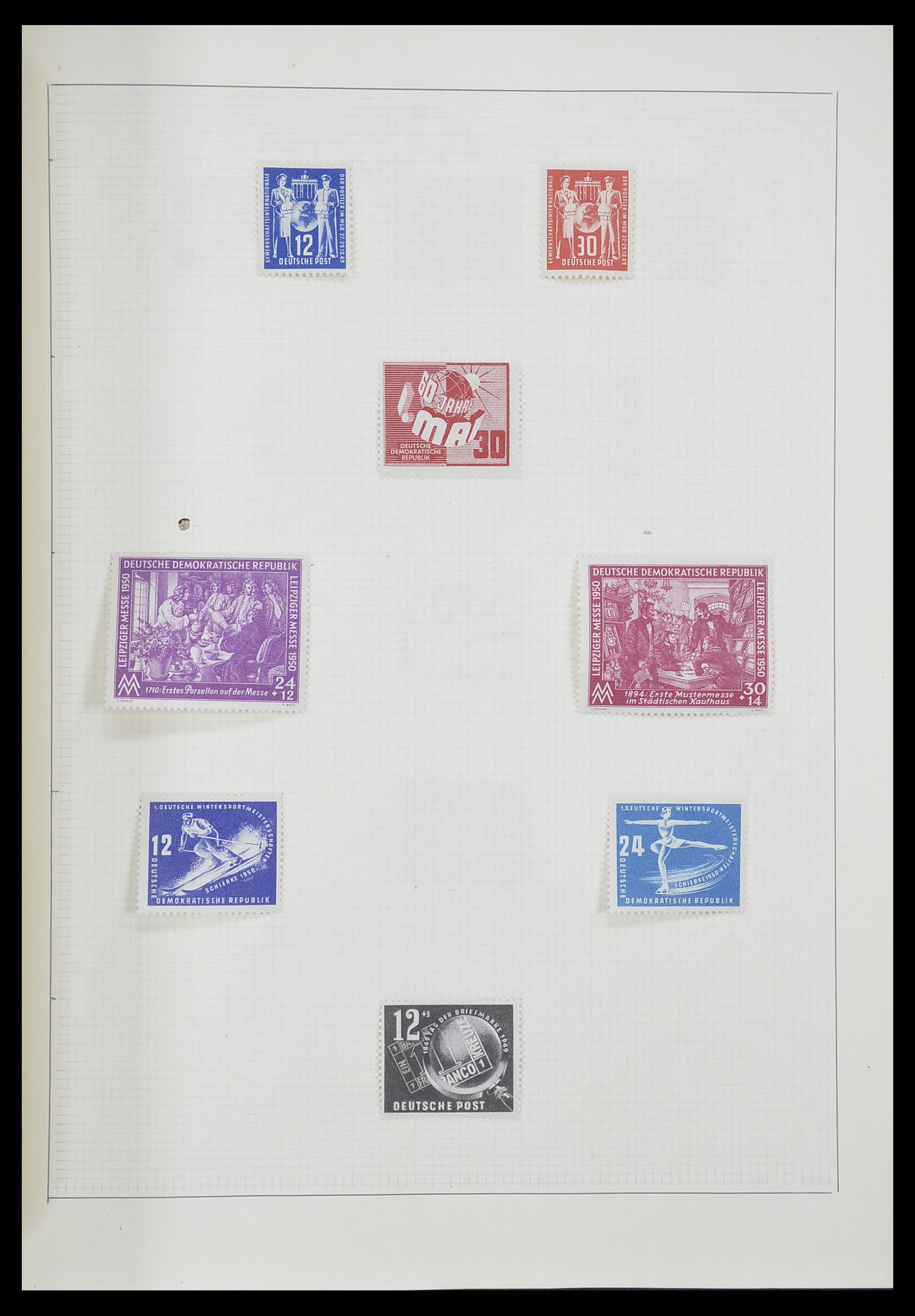 33406 050 - Postzegelverzameling 33406 Europese landen 1938-1955.