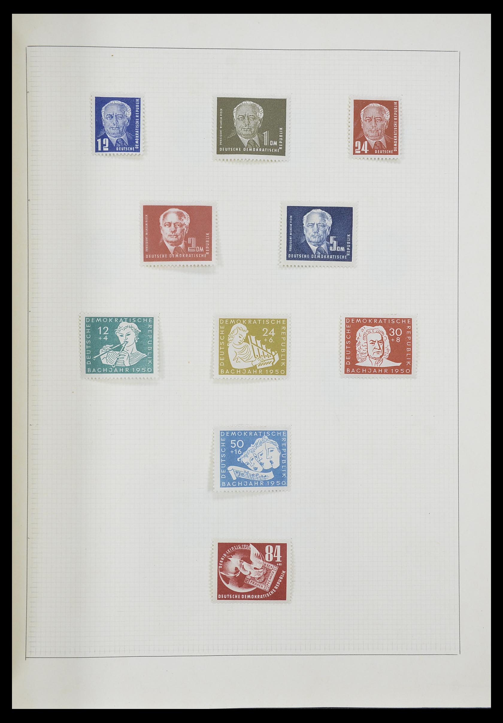33406 051 - Postzegelverzameling 33406 Europese landen 1938-1955.