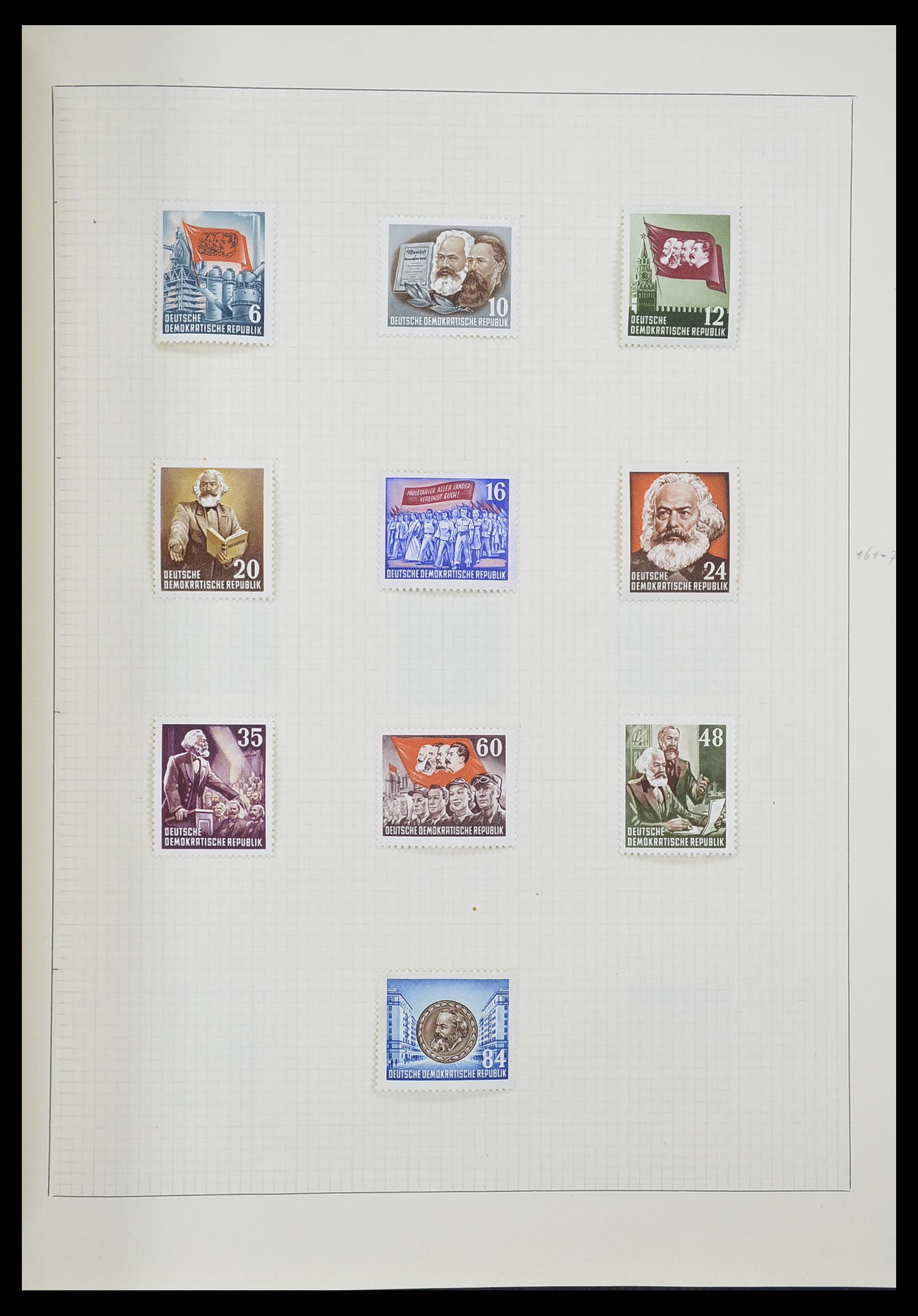 33406 059 - Postzegelverzameling 33406 Europese landen 1938-1955.