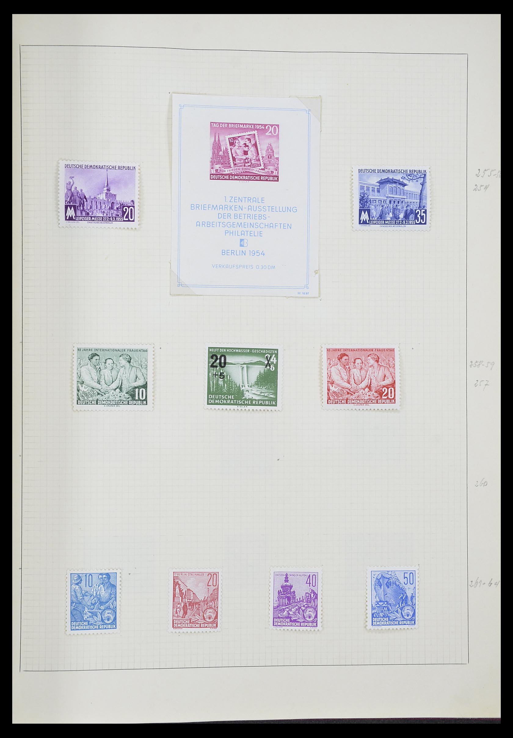 33406 067 - Postzegelverzameling 33406 Europese landen 1938-1955.