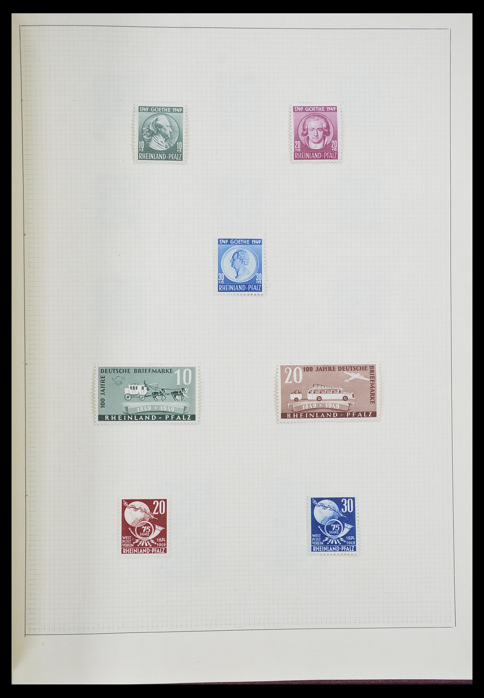 33406 081 - Postzegelverzameling 33406 Europese landen 1938-1955.