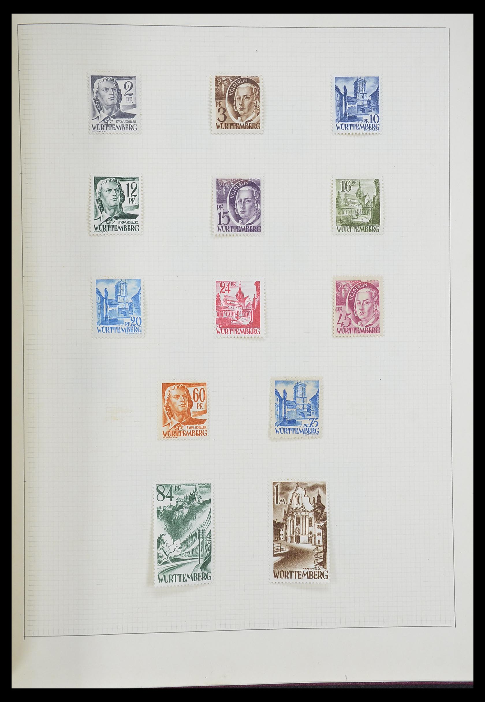 33406 082 - Postzegelverzameling 33406 Europese landen 1938-1955.