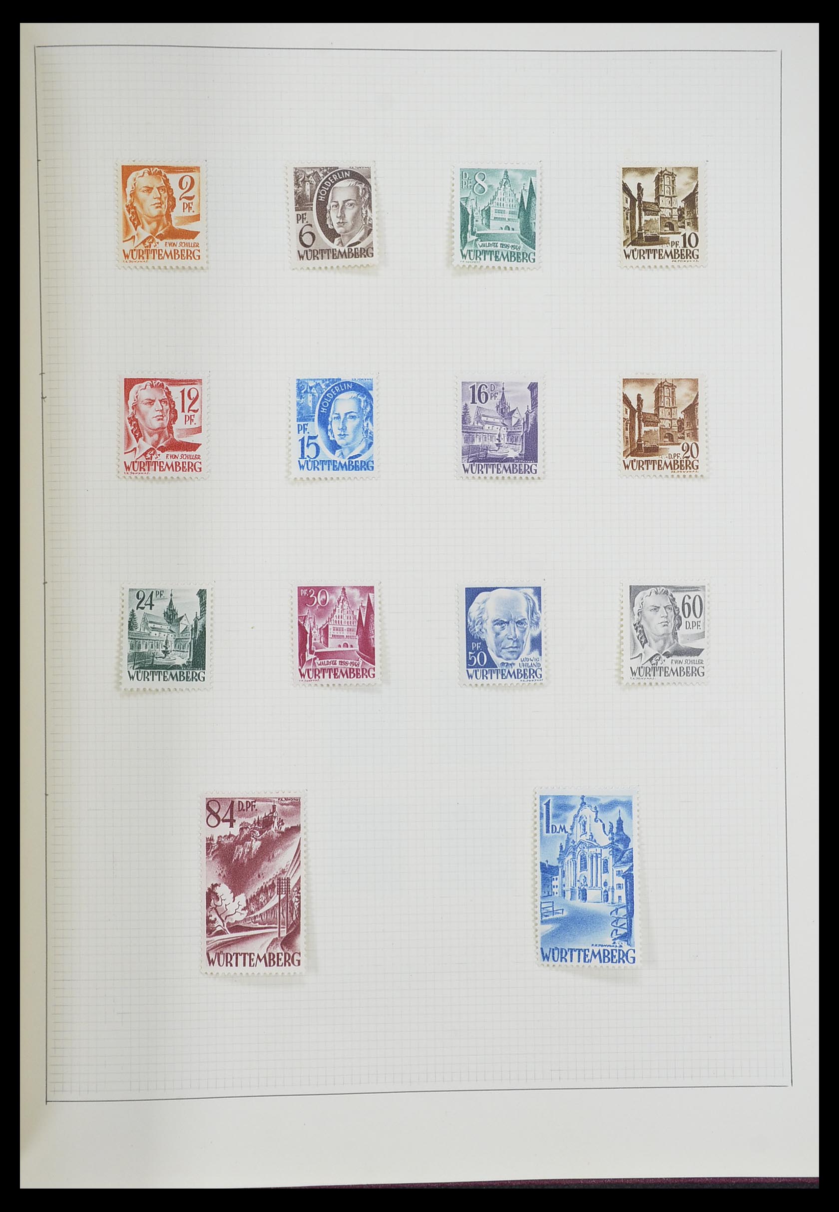 33406 083 - Postzegelverzameling 33406 Europese landen 1938-1955.