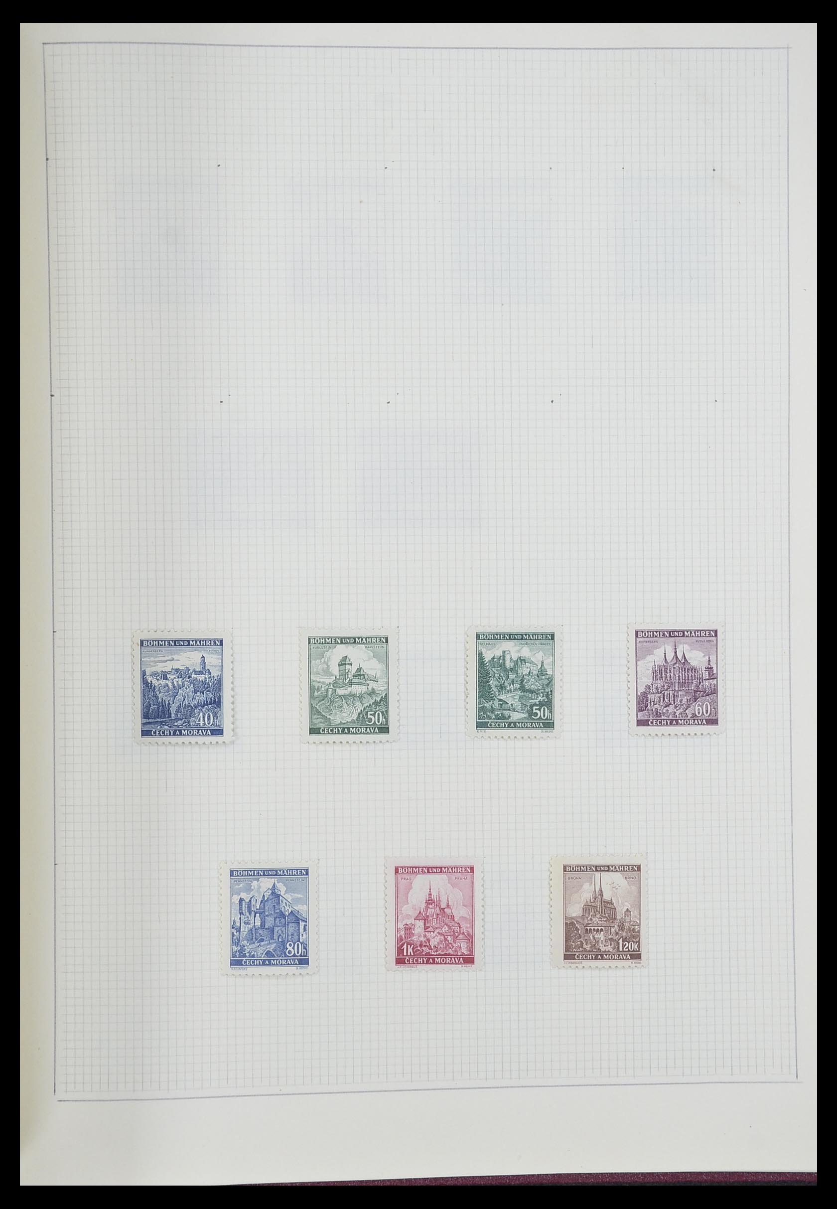 33406 088 - Postzegelverzameling 33406 Europese landen 1938-1955.