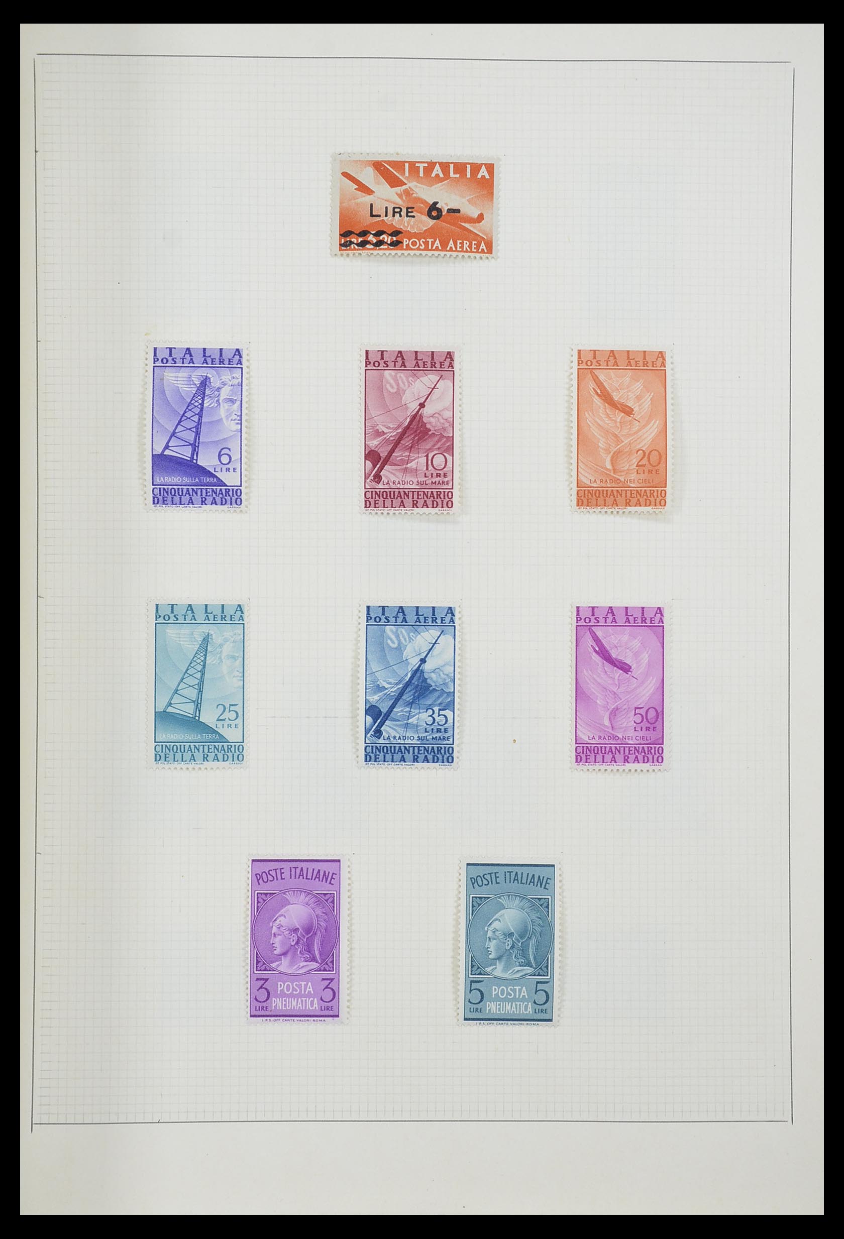 33406 123 - Postzegelverzameling 33406 Europese landen 1938-1955.