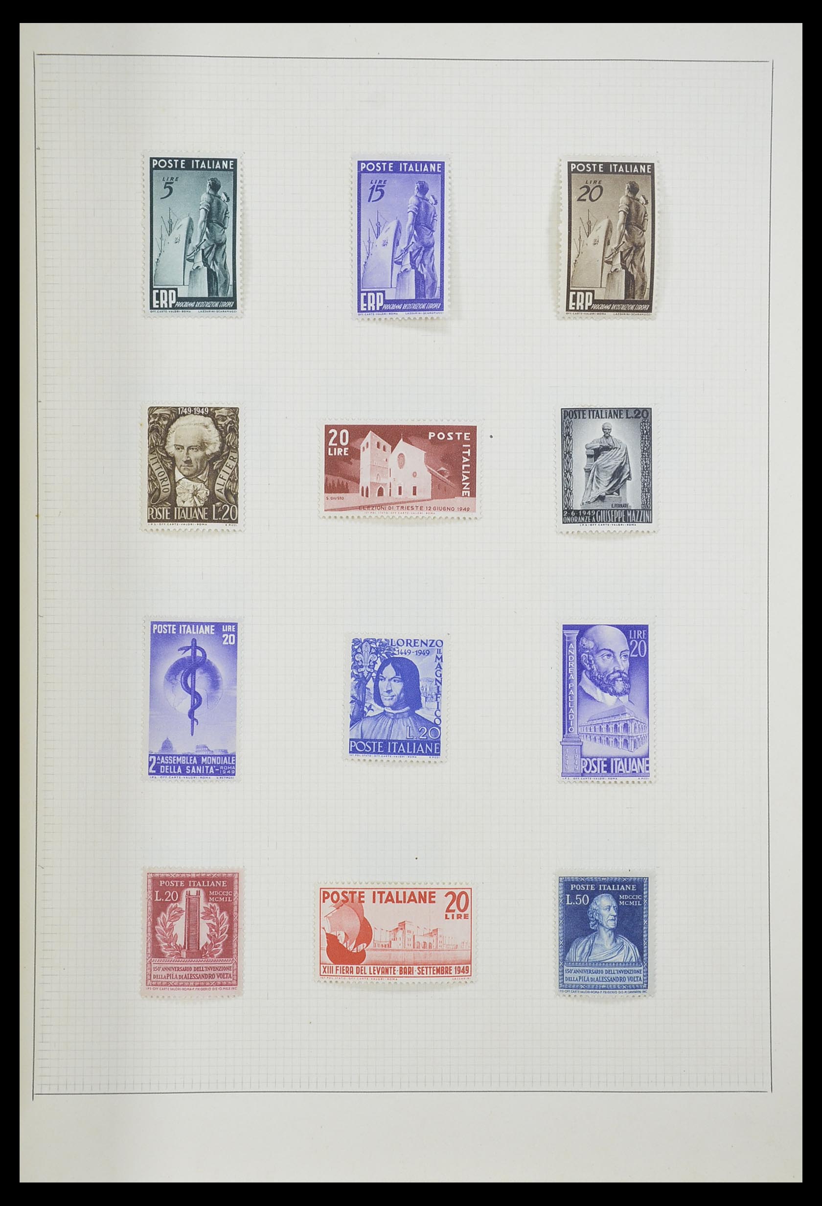 33406 127 - Postzegelverzameling 33406 Europese landen 1938-1955.