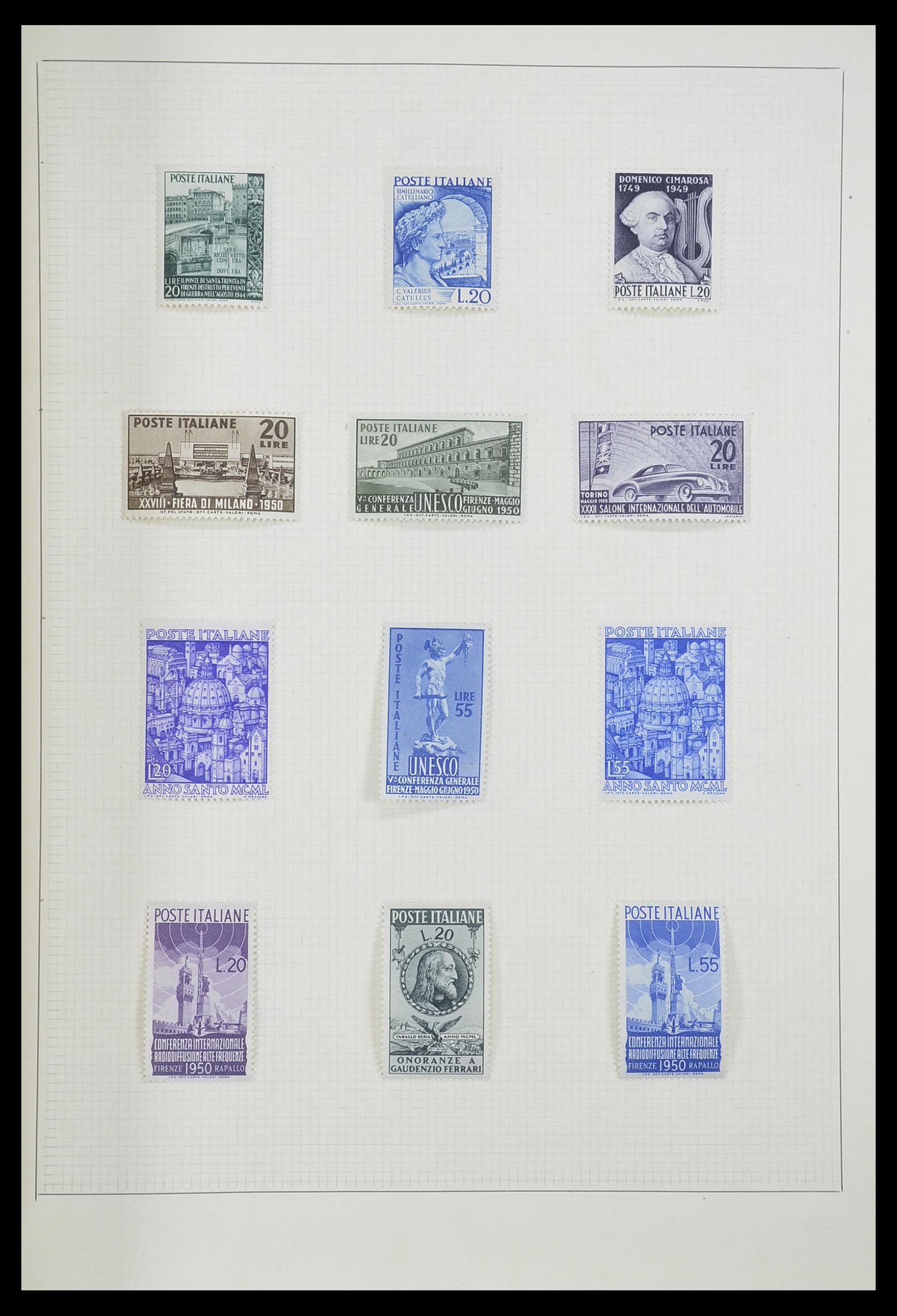 33406 128 - Postzegelverzameling 33406 Europese landen 1938-1955.