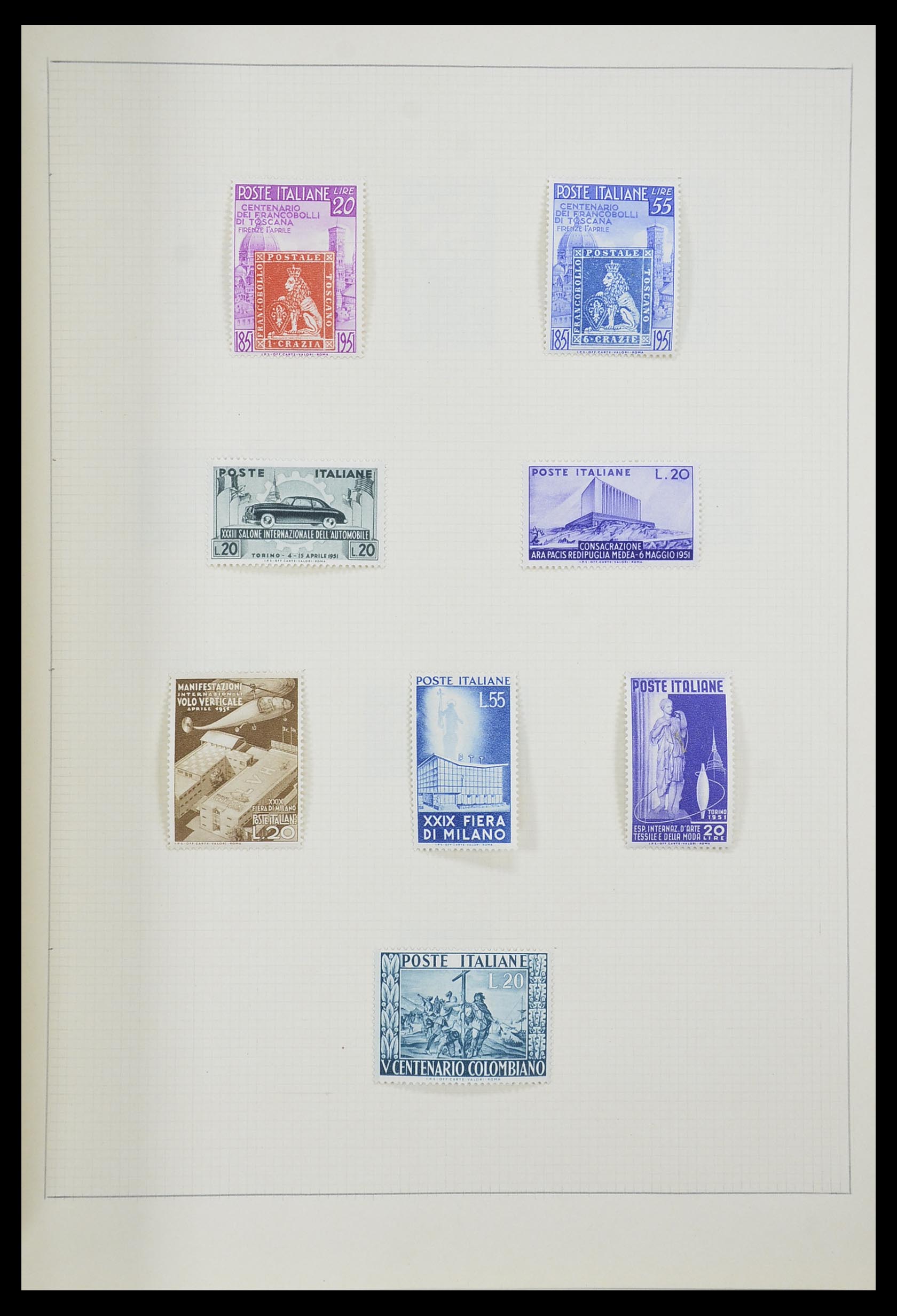 33406 132 - Postzegelverzameling 33406 Europese landen 1938-1955.