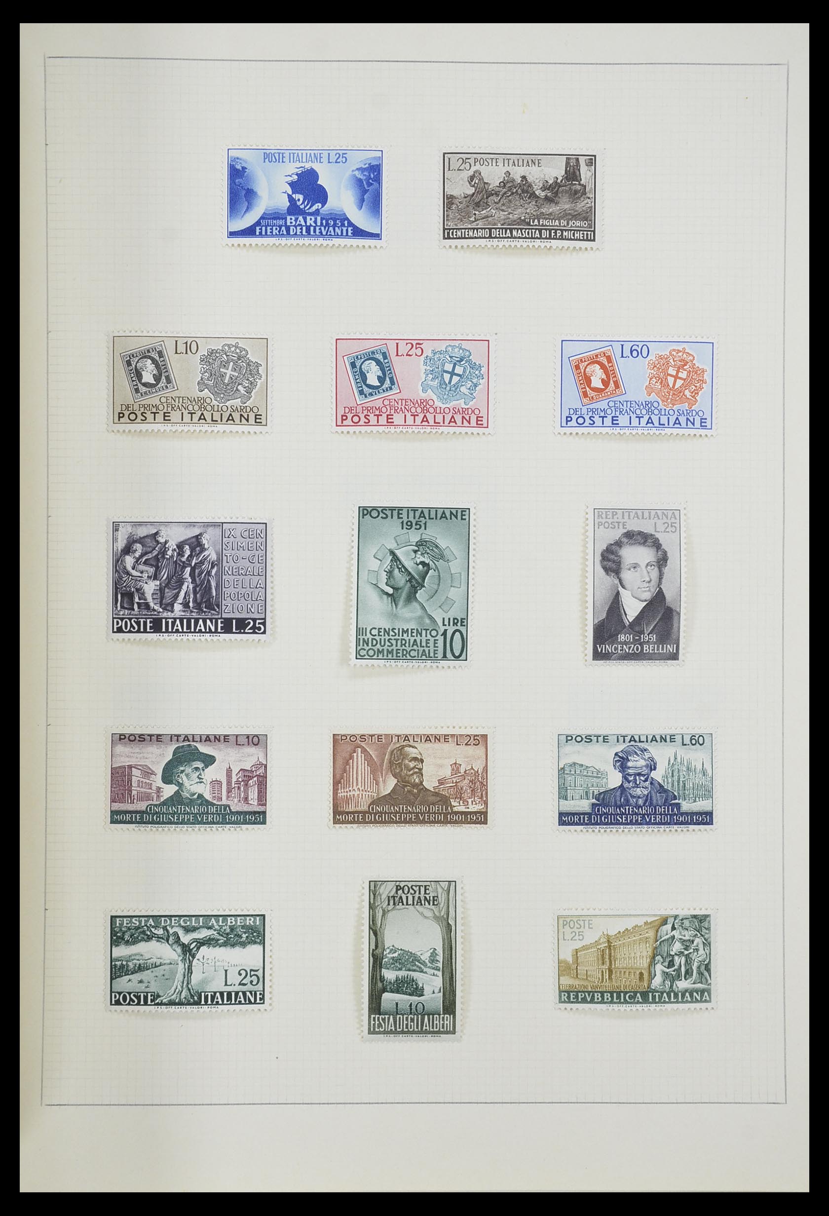 33406 134 - Postzegelverzameling 33406 Europese landen 1938-1955.
