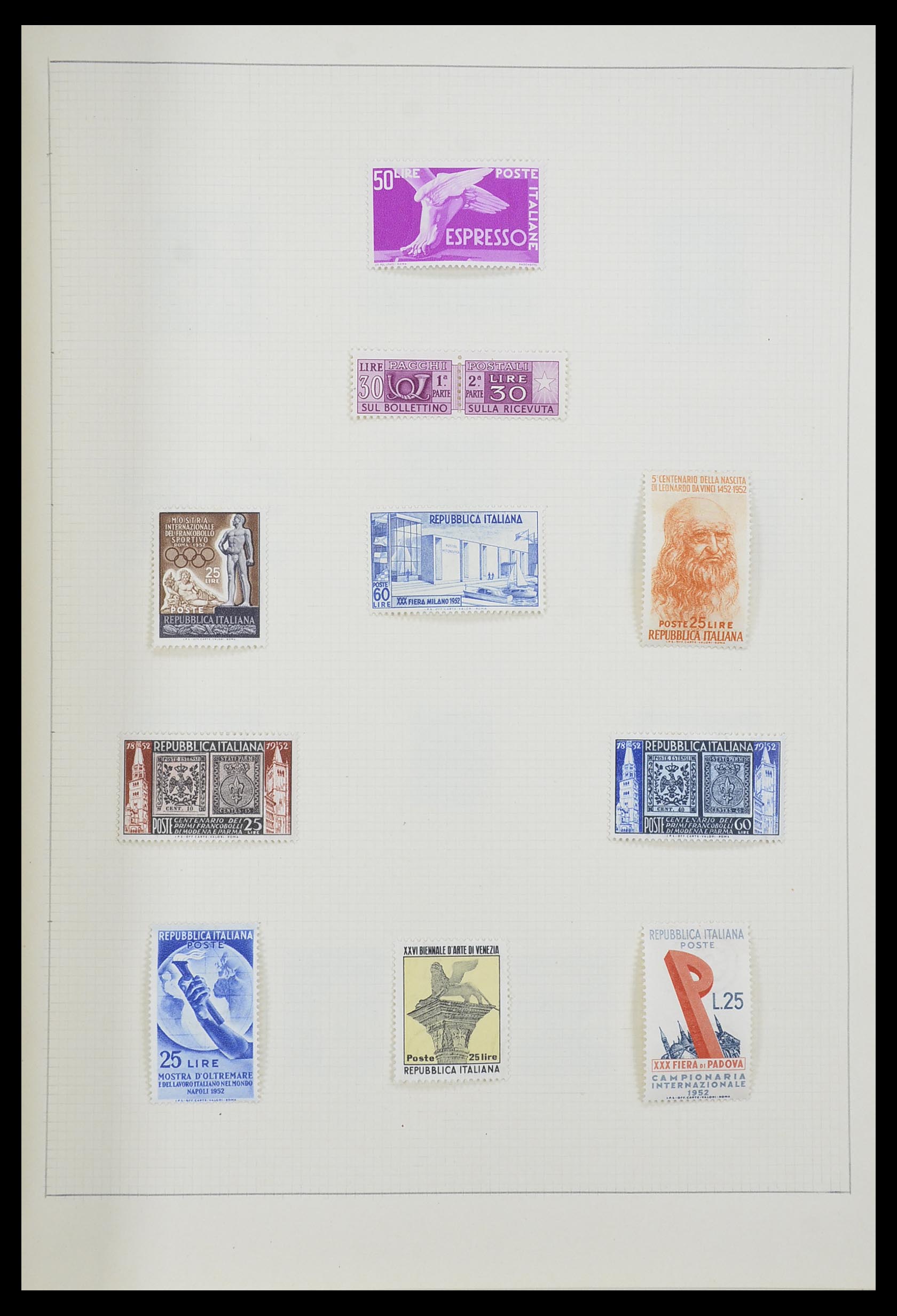 33406 135 - Postzegelverzameling 33406 Europese landen 1938-1955.