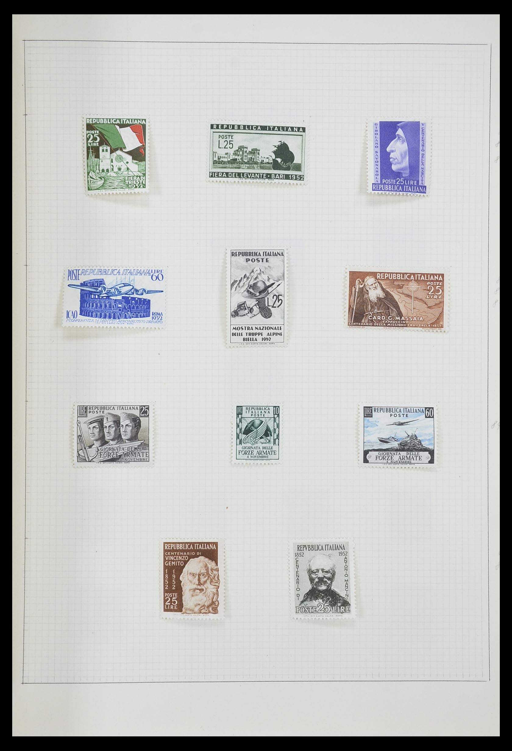 33406 136 - Postzegelverzameling 33406 Europese landen 1938-1955.