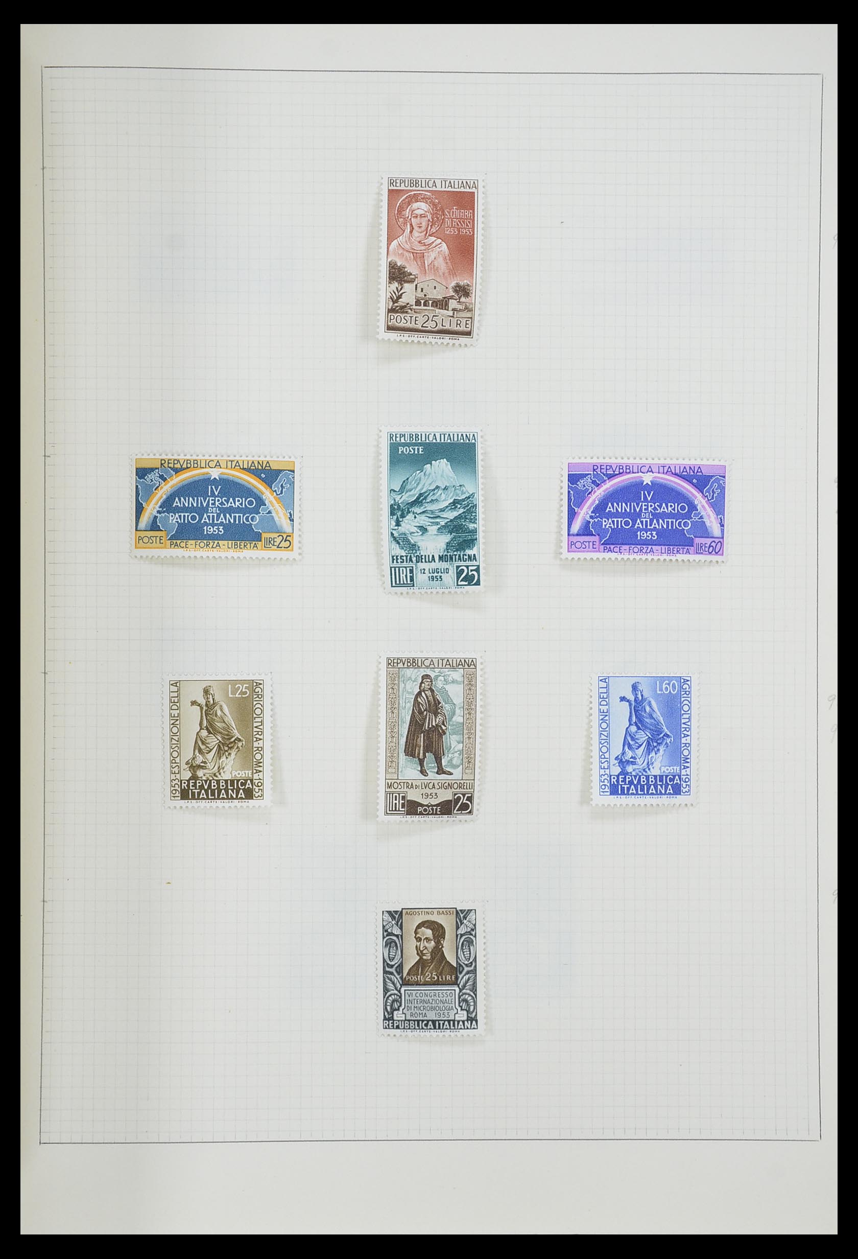 33406 138 - Postzegelverzameling 33406 Europese landen 1938-1955.